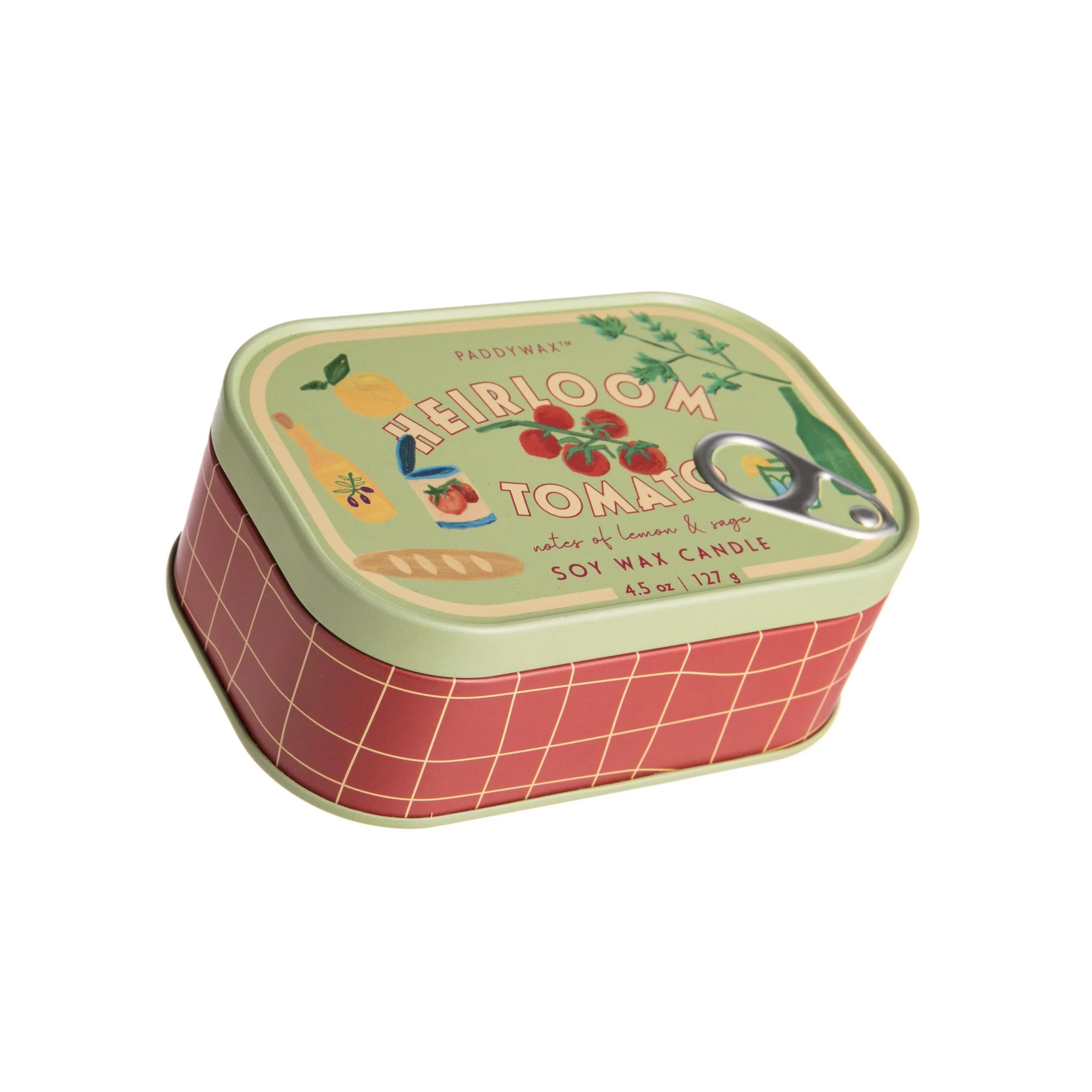 HEIRLOOM TOMATO CANDLE IN TIN