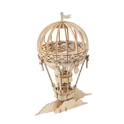 HOT AIR BALLOON WOODEN MODEL KIT