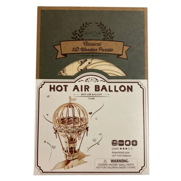 HOT AIR BALLOON WOODEN MODEL KIT - Image 2