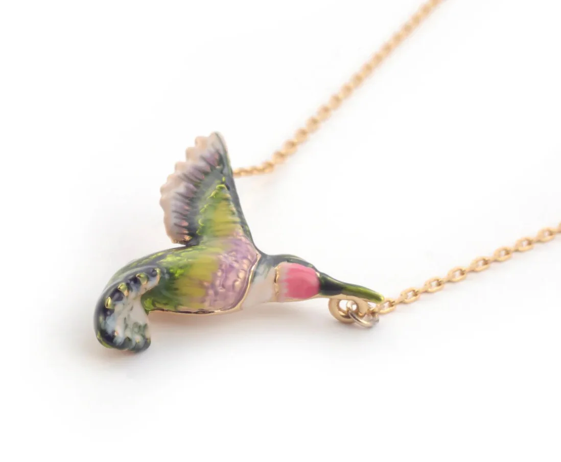 HUMMINGBIRD PENDANT NECKLACE - Image 3