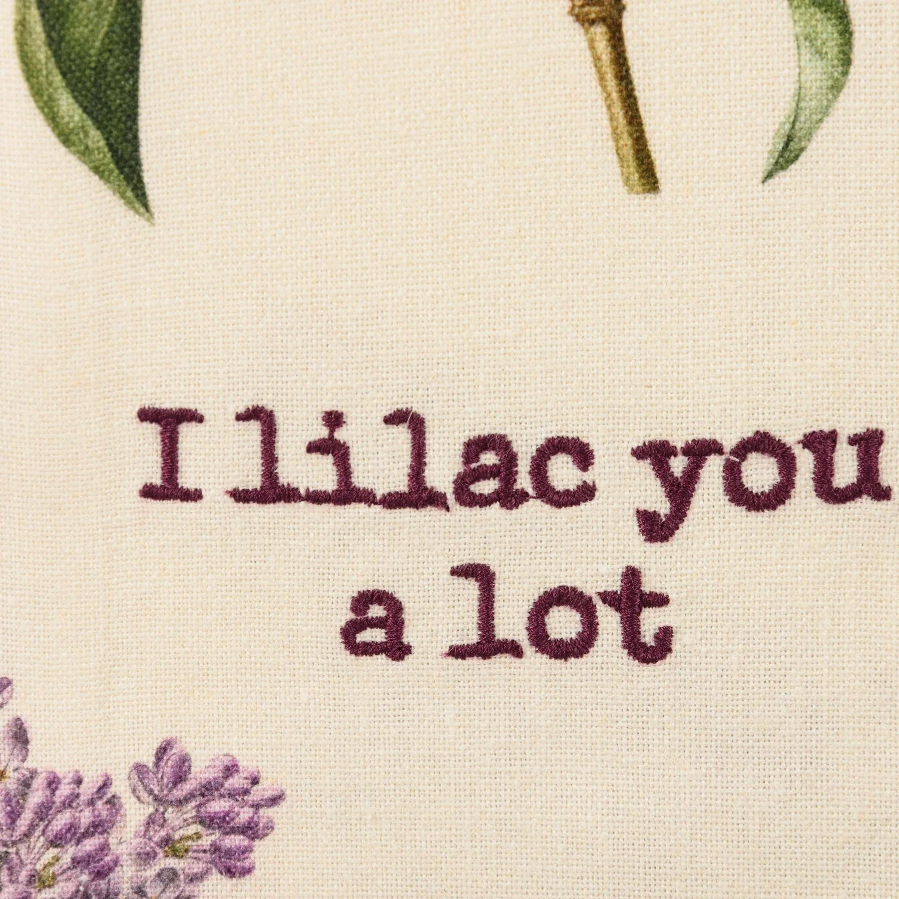 I LILAC YOU A LOT TEA TOWEL - Image 2