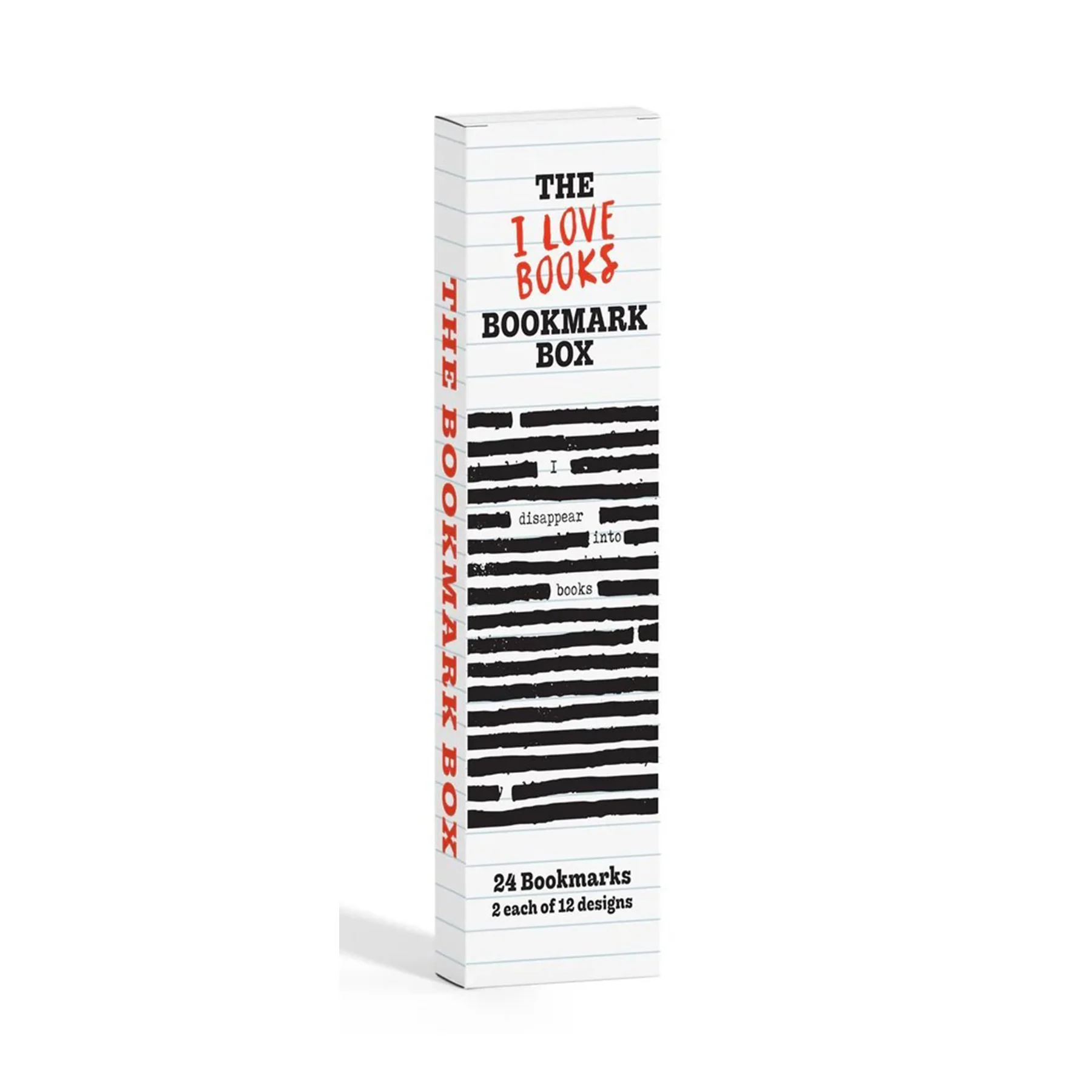 I LOVE BOOKS BOOKMARK BOX