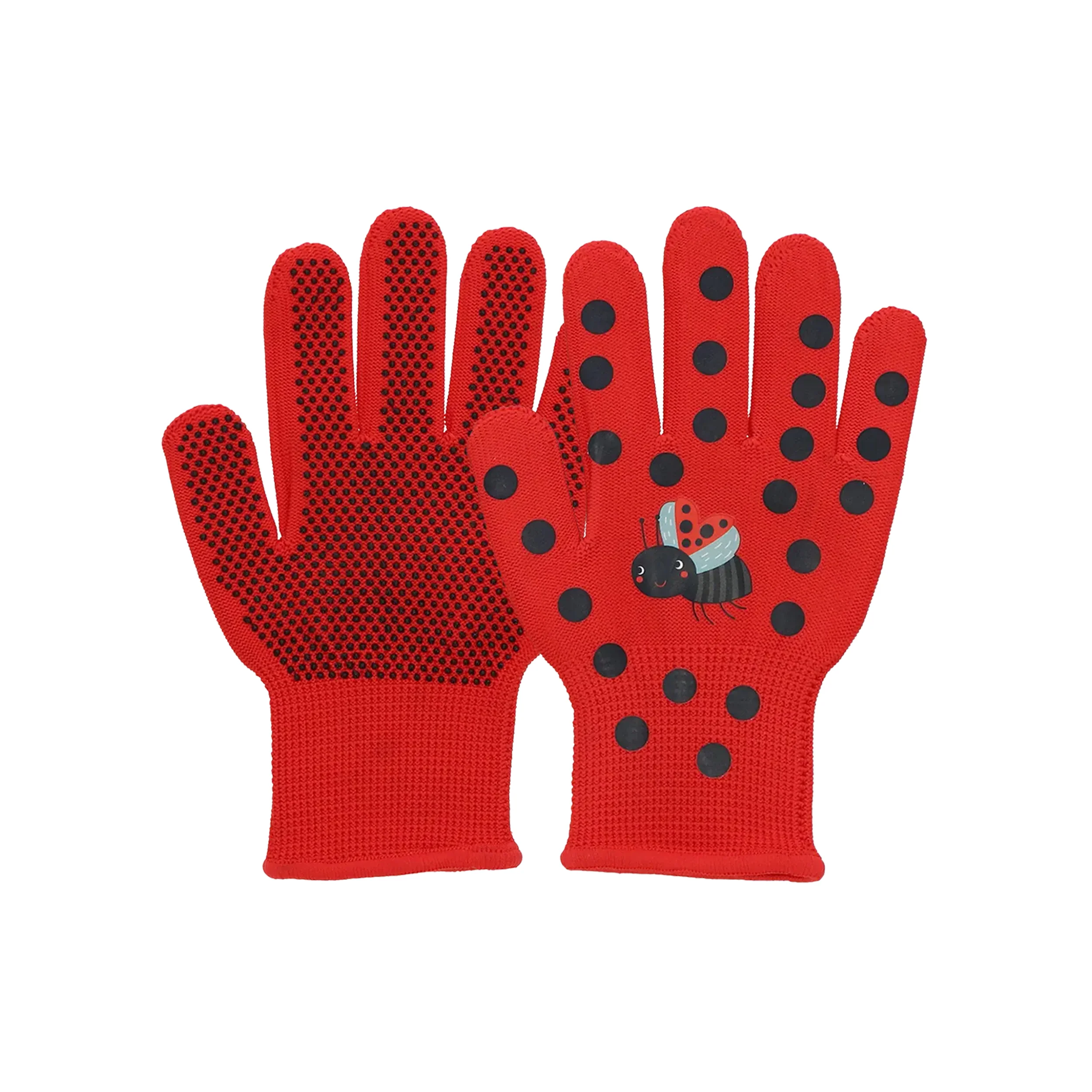 KIDS GARDENING GLOVES - LADYBUG