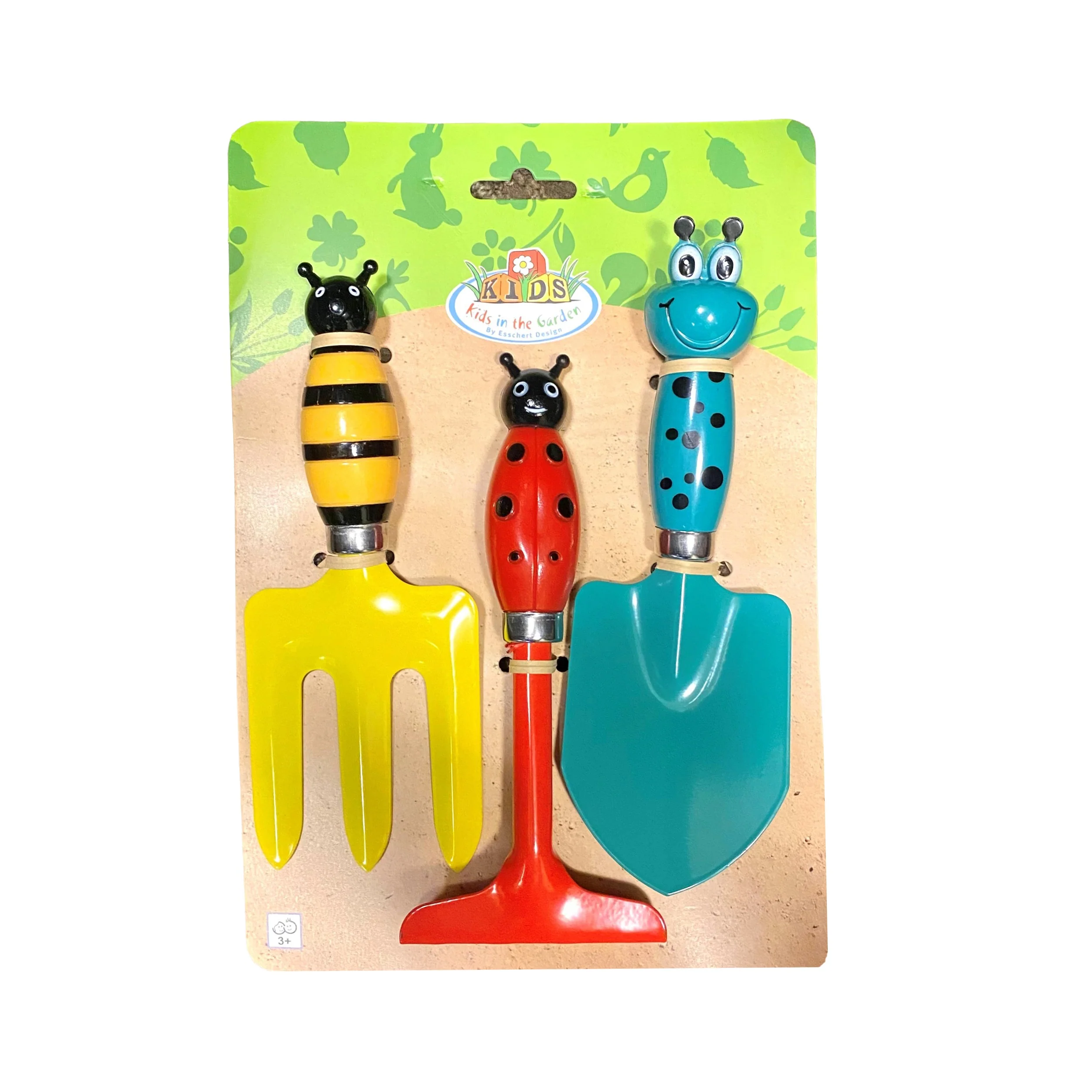 KIDS INSECT-HANDLE GARDEN TOOLS SET