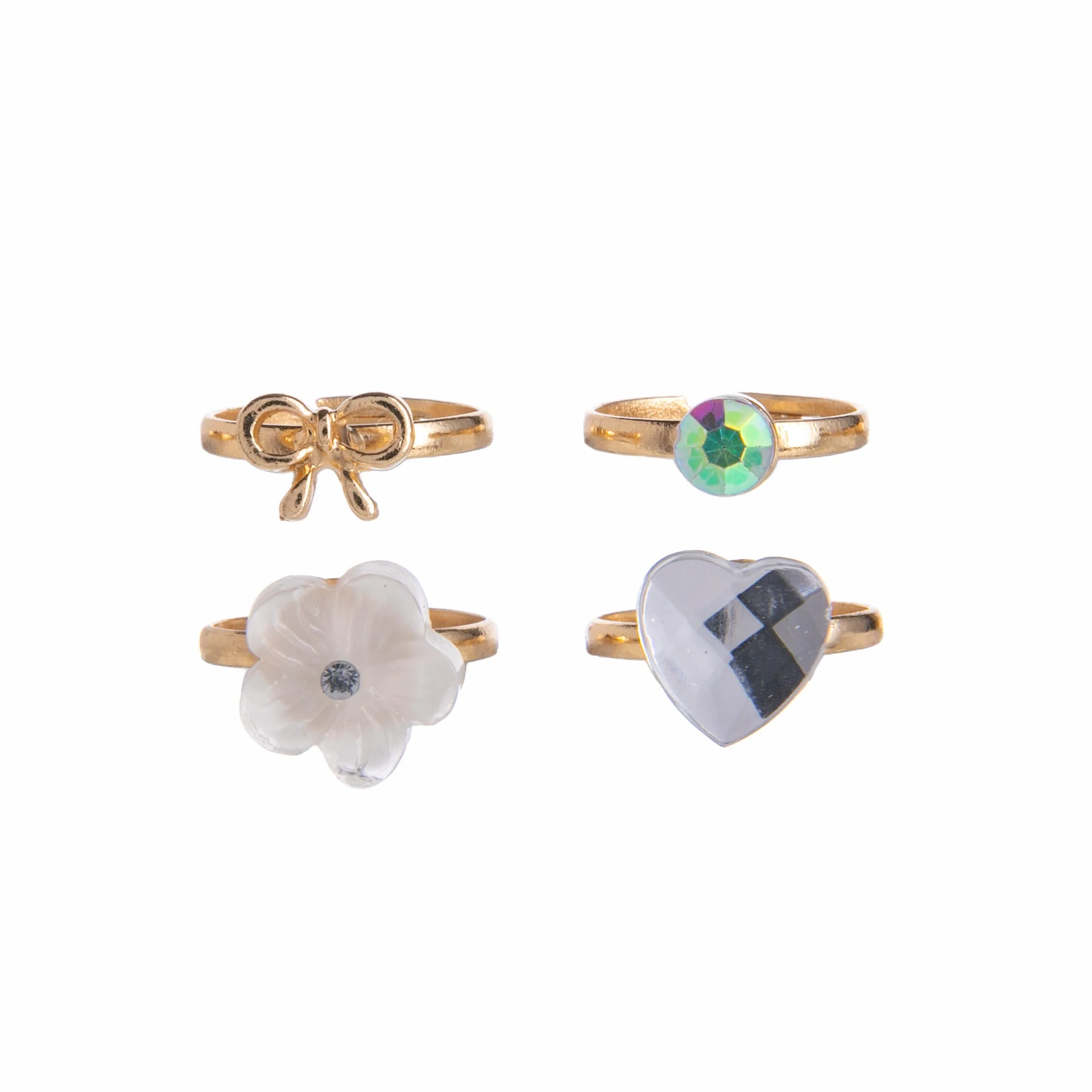 KIDS SPARKLY RING SET