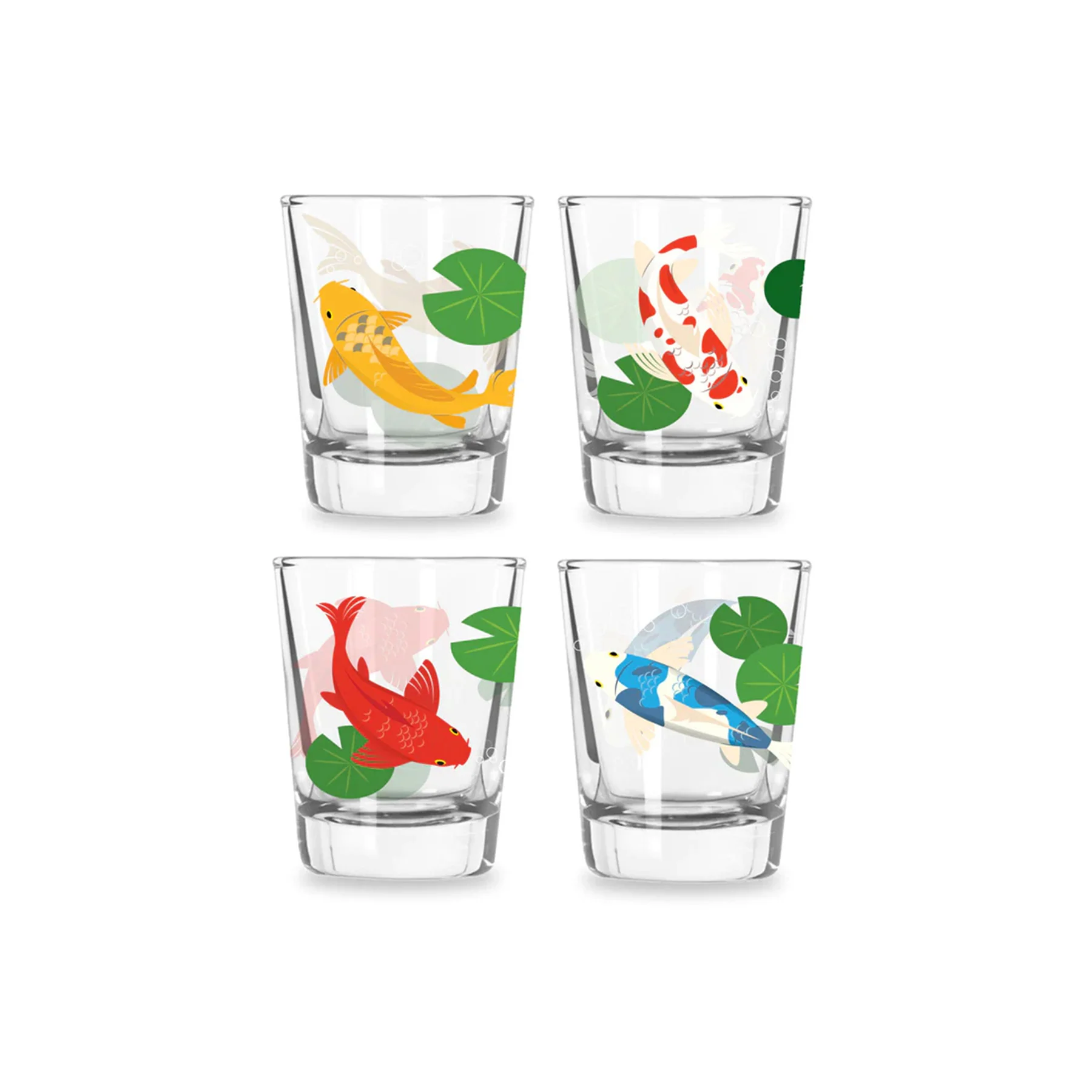 KOI COLOR MORPH SHOT GLASSES