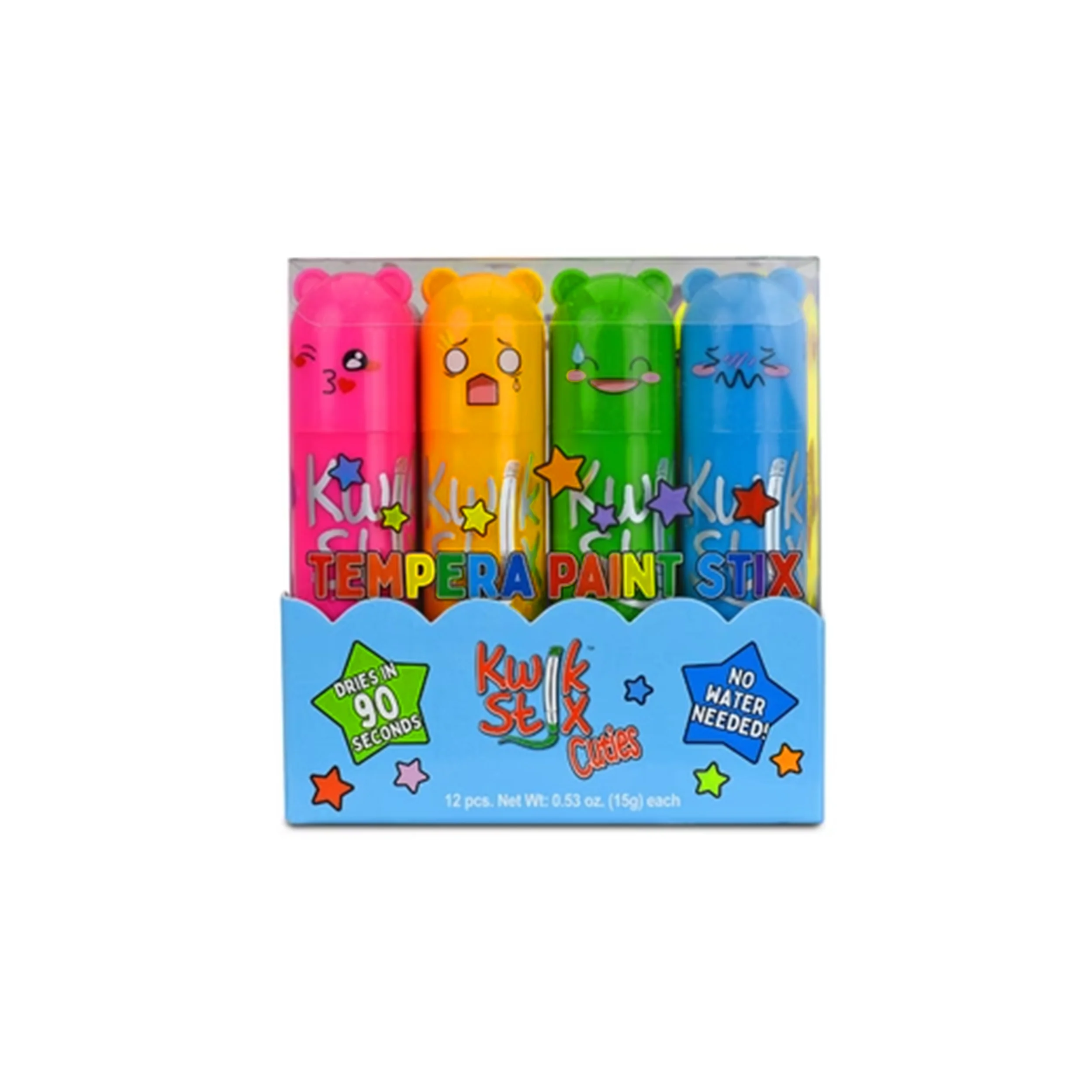KWIK STIX CUTIES TEMPERA PAINT - 12 PIECE SET