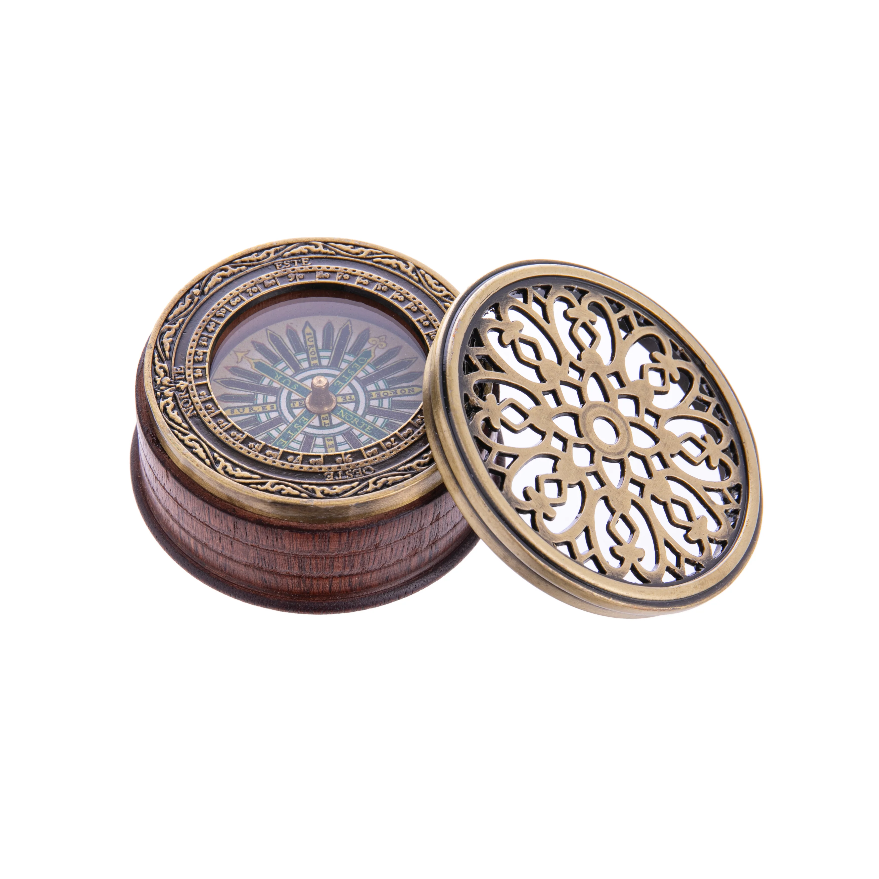 LACE DETAIL NAUTICAL COMPASS
