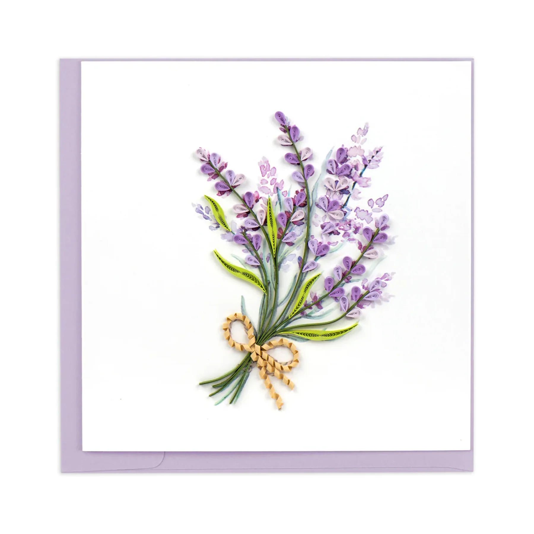 LAVENDER QUILLED NOTECARD