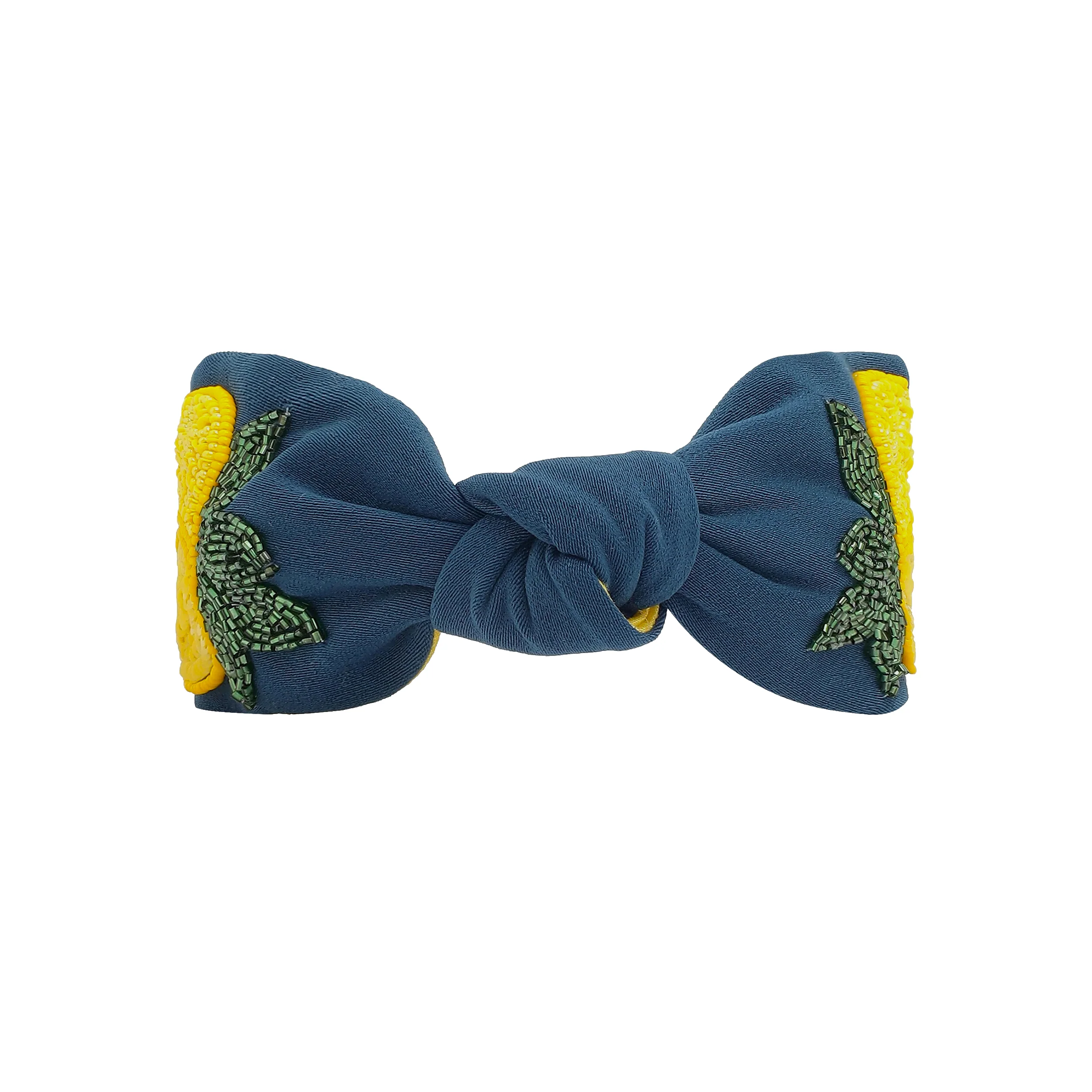 LEMON BLOOM HAND-BEADED HEADBAND - Image 3