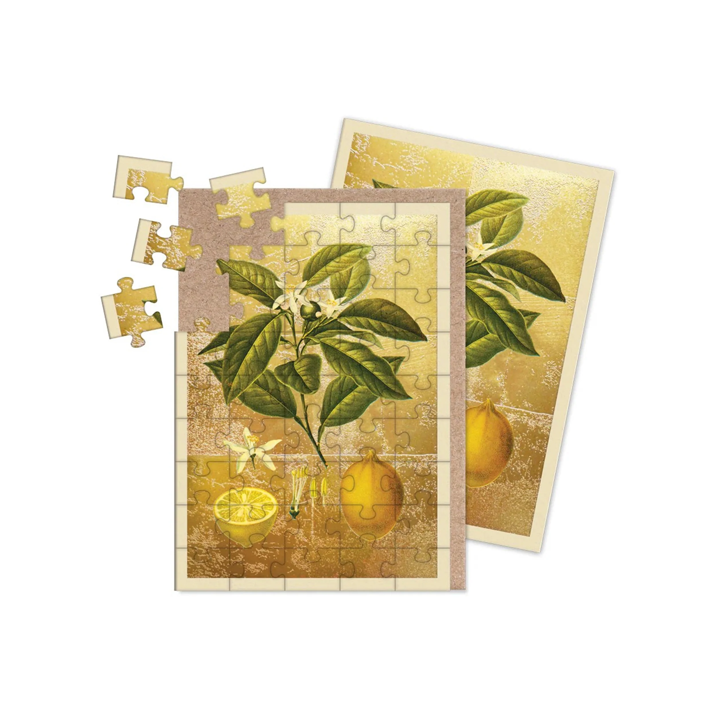 LEMON BRANCH JIGSAW NOTECARD