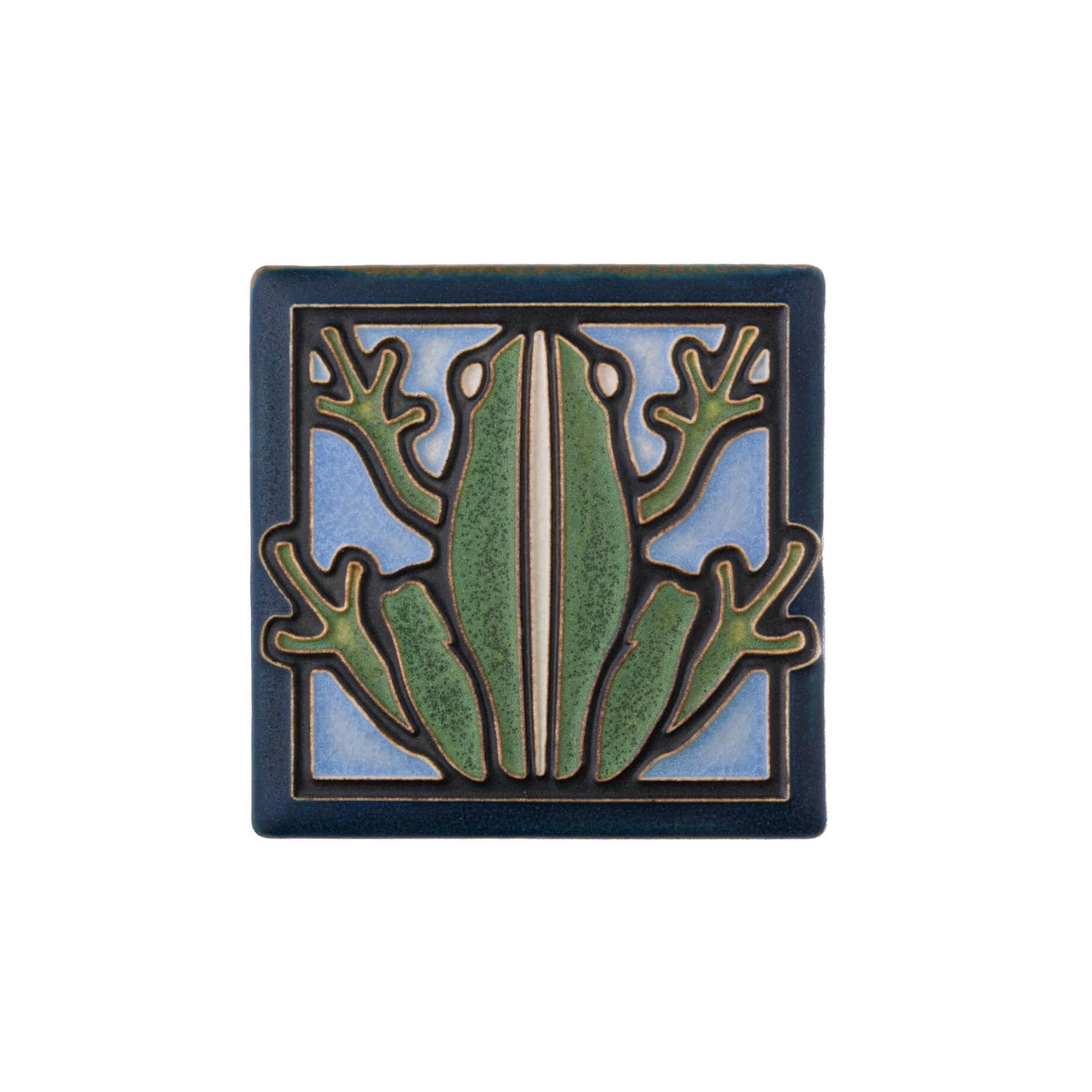 LIGHT BLUE FROG - 4 X 4 TILE