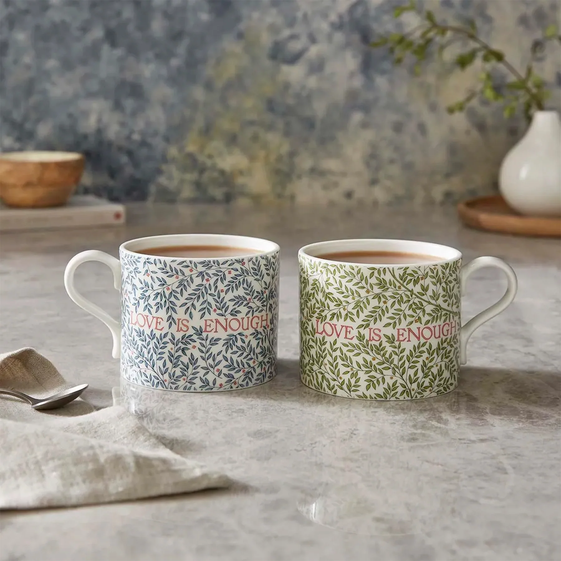 LOVE IS ENOUGH MORRIS & CO MUG SET - Image 3