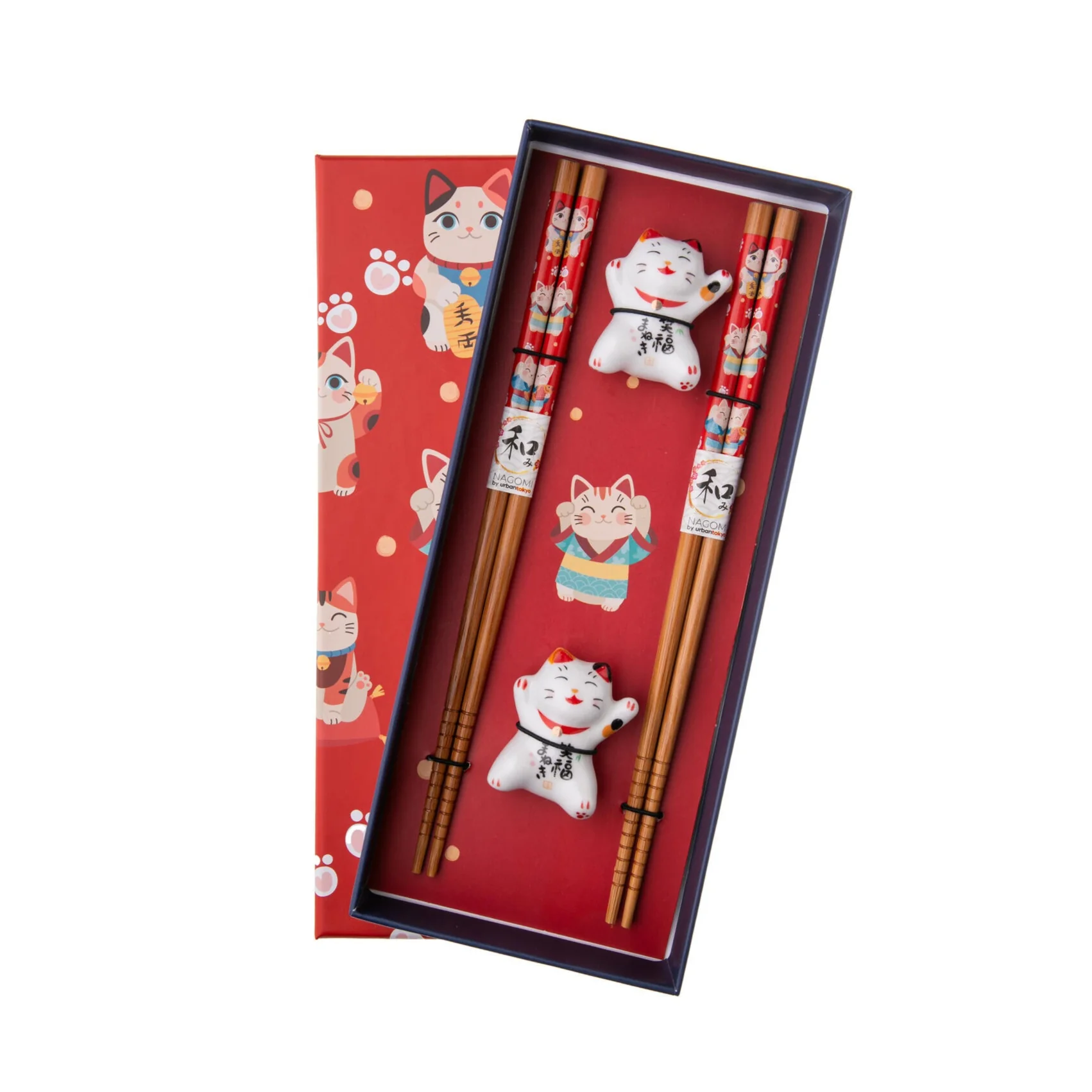 LUCKY CAT CHOPSTICKS SET