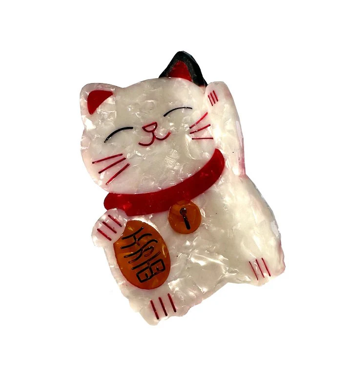 LUCKY CAT HAIR CLIP - Image 2
