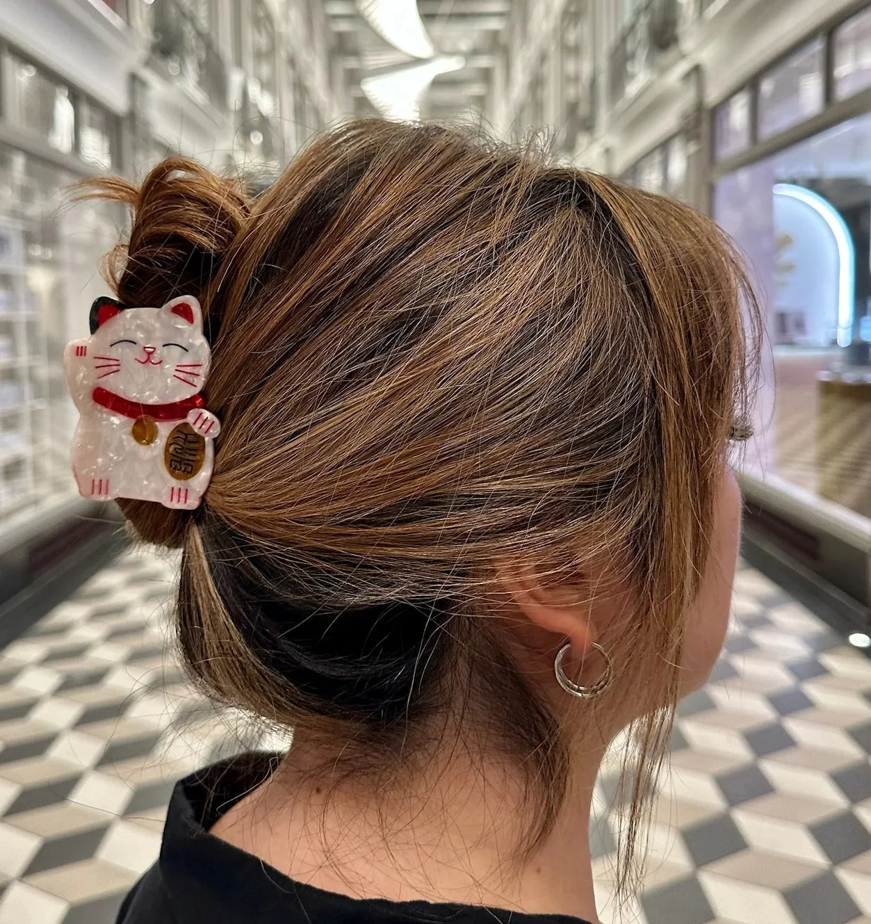 LUCKY CAT HAIR CLIP - Image 4