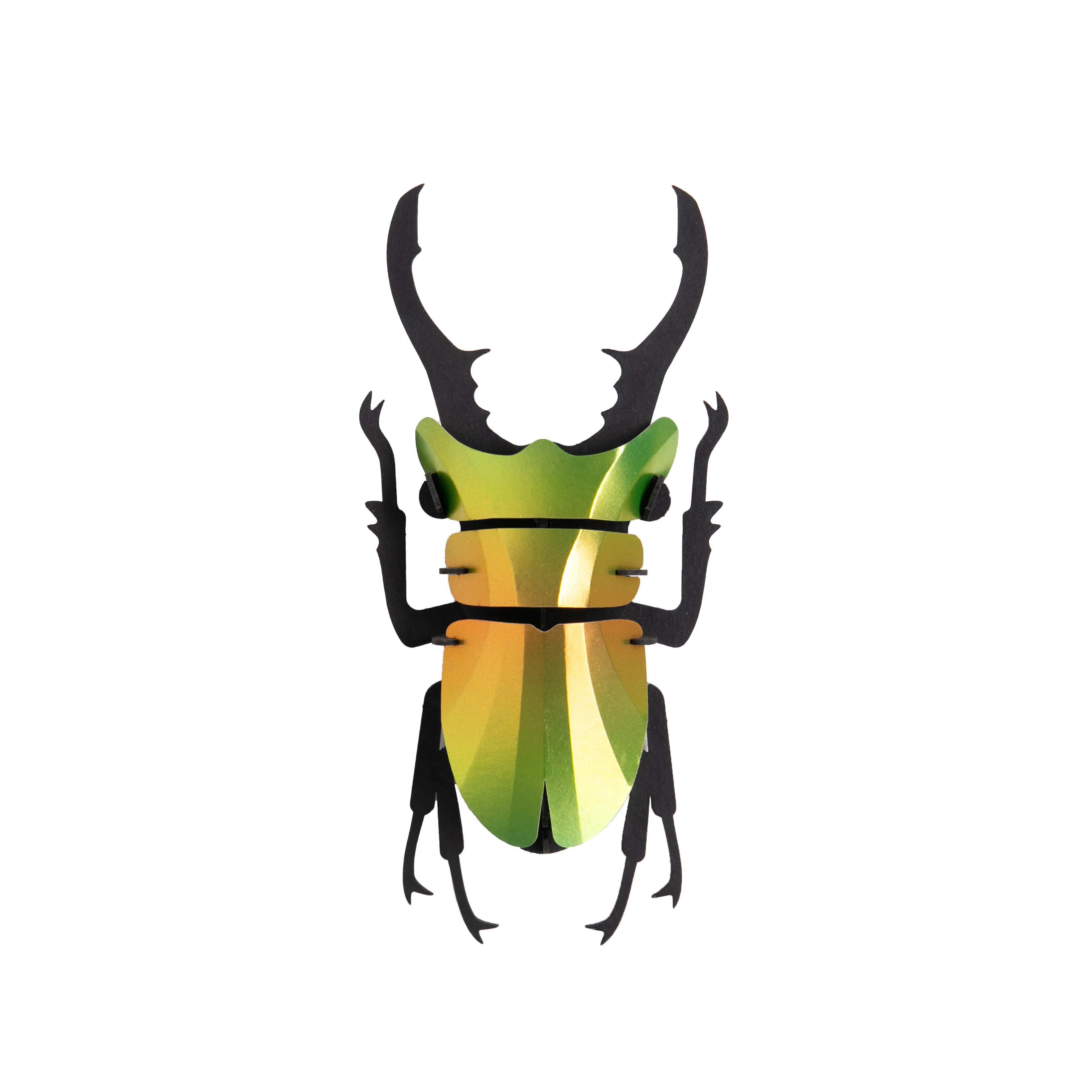 MANGO GREEN METALLIC STAG BEETLE CRAFT KIT