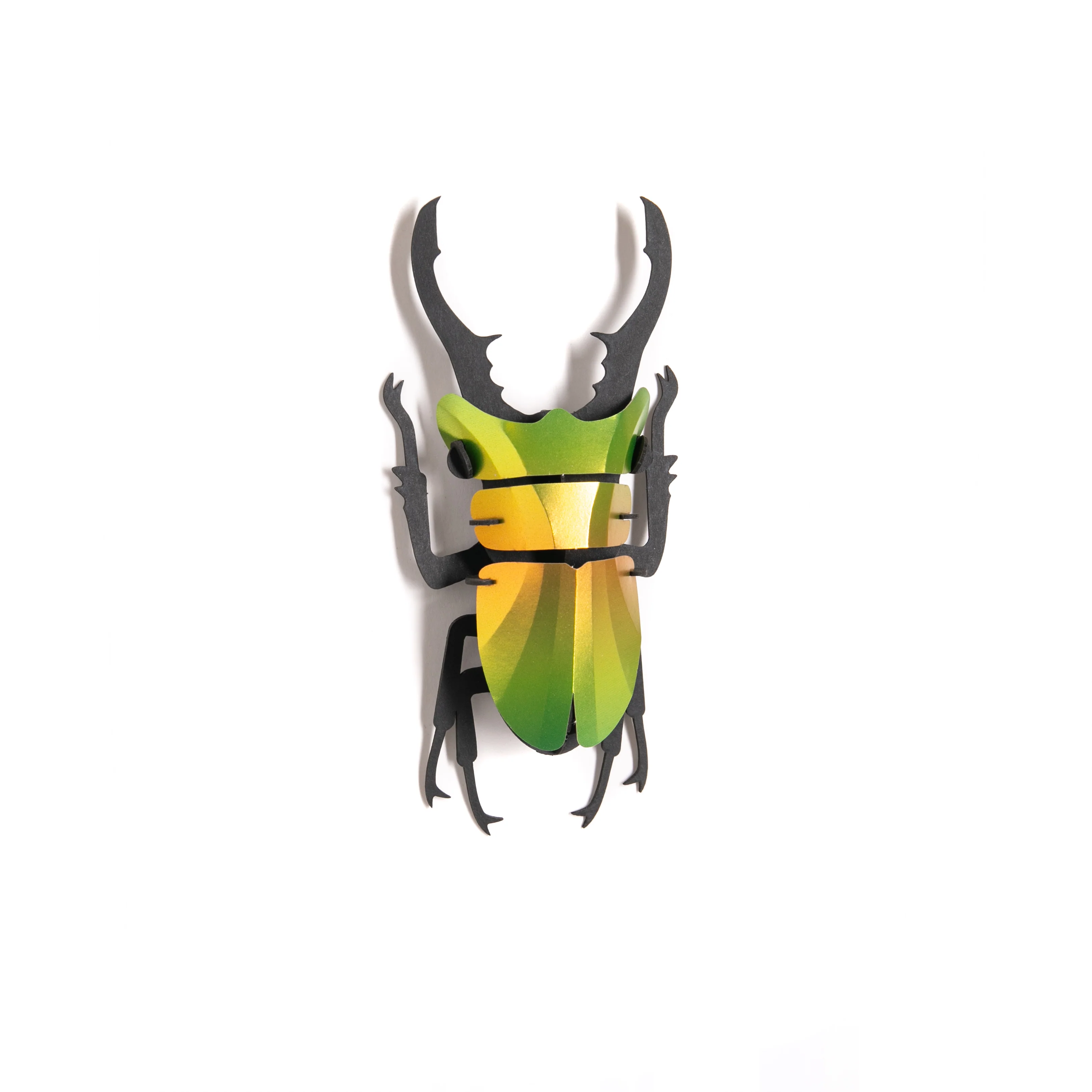 MANGO GREEN METALLIC STAG BEETLE CRAFT KIT - Image 2
