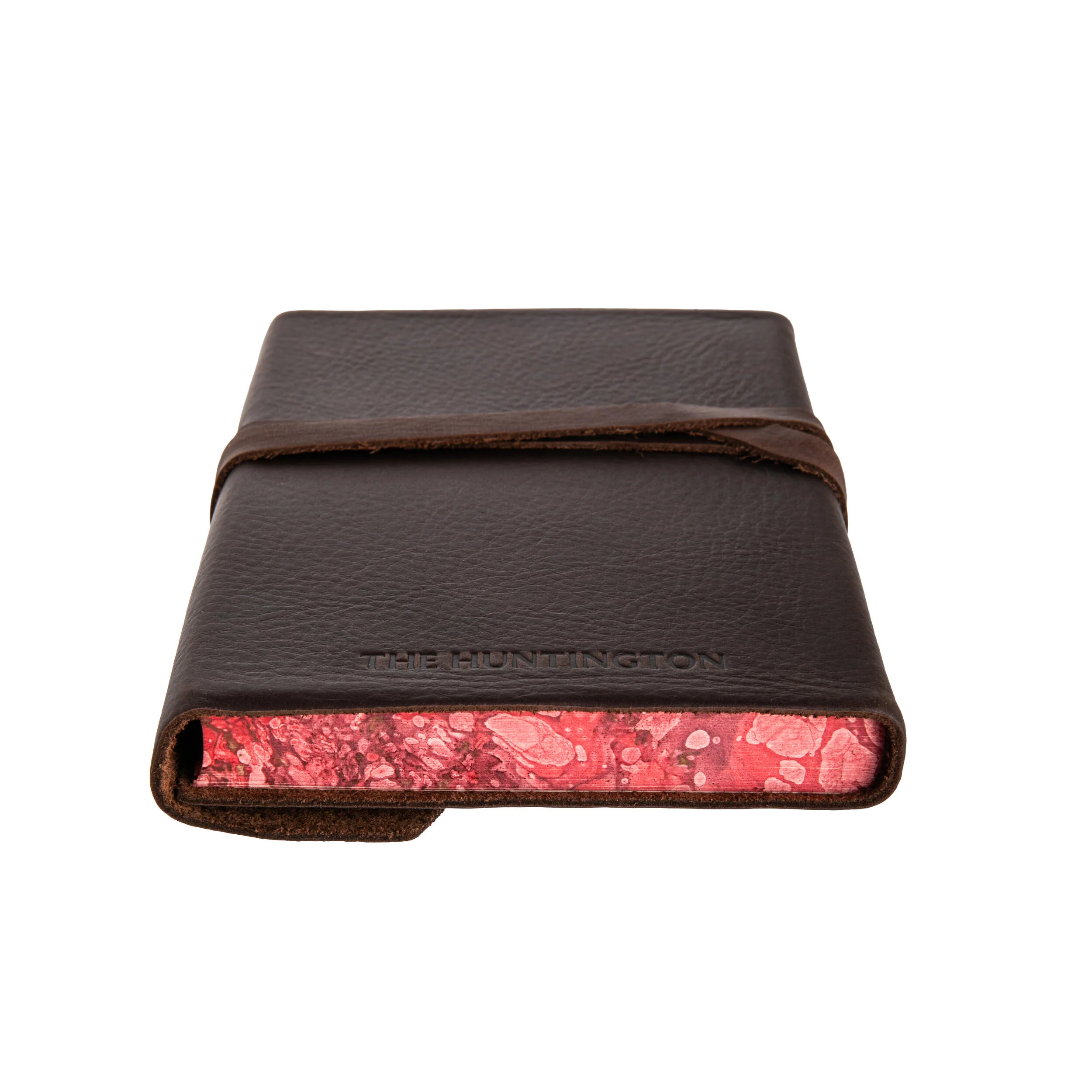 MARBLED EDGE ITALIAN LEATHER JOURNAL - Image 5