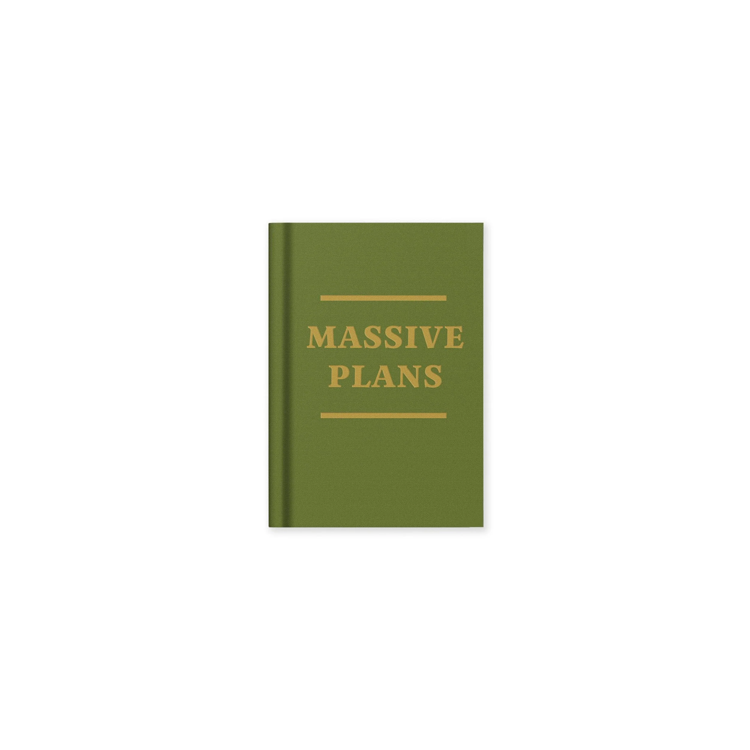 MASSIVE PLANS MINI NOTEBOOK