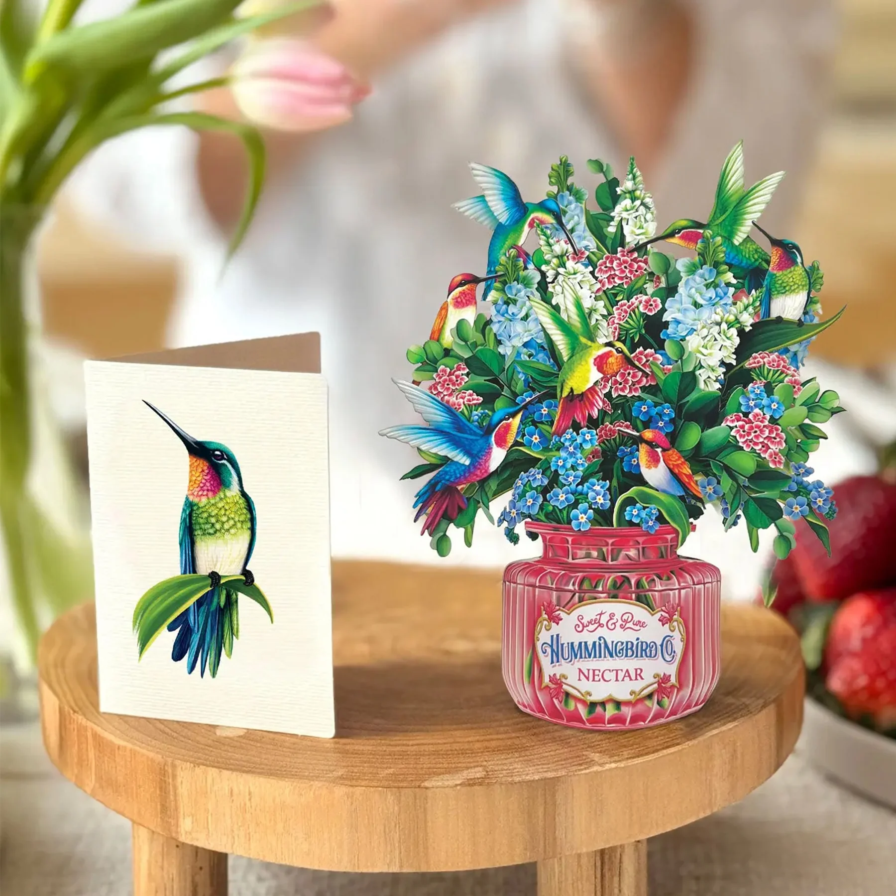 MINI POP-UP BOUQUET - HUMMINGBIRD OASIS - Image 2