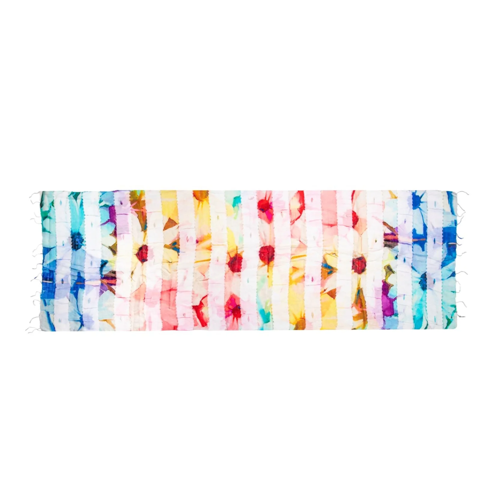 MULTICOLOR BELISSIMA ABSTRACT FLORAL SCARF