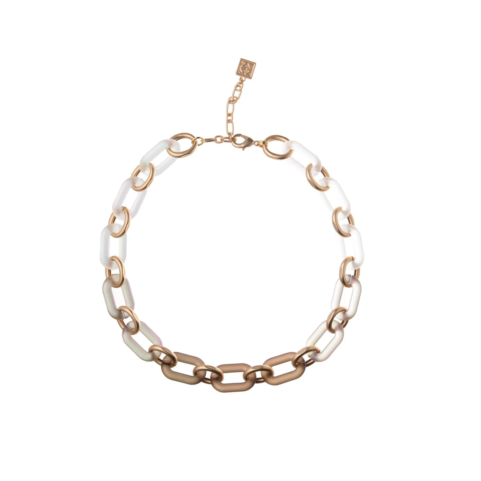 MULTICOLORED LINK NECKLACE - Image 2