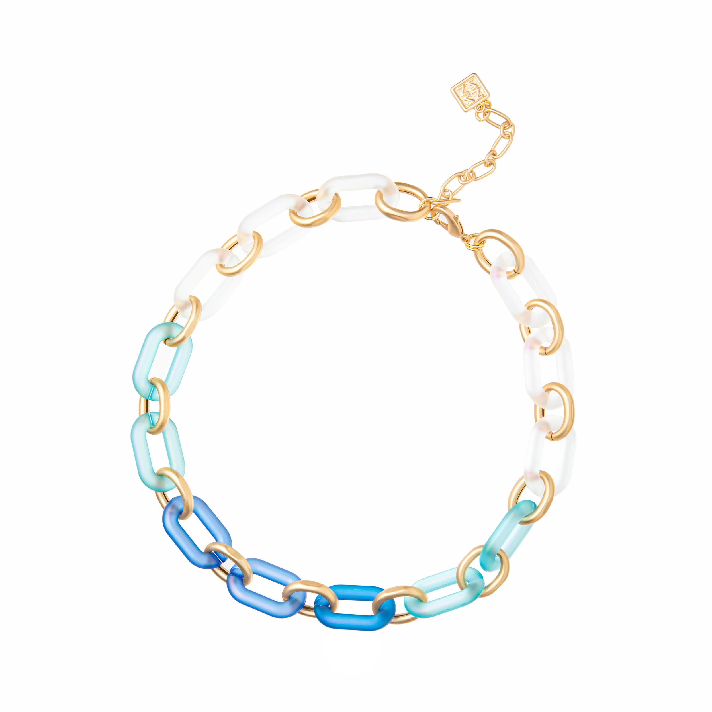 MULTICOLORED LINK NECKLACE - Image 3