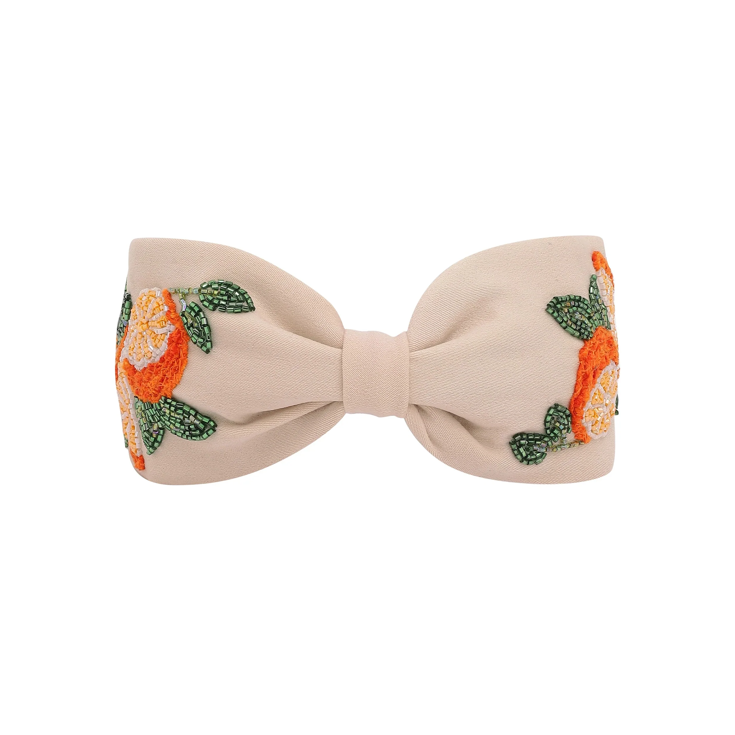 ORANGE SLICE HAND-BEADED HEADBAND - Image 3