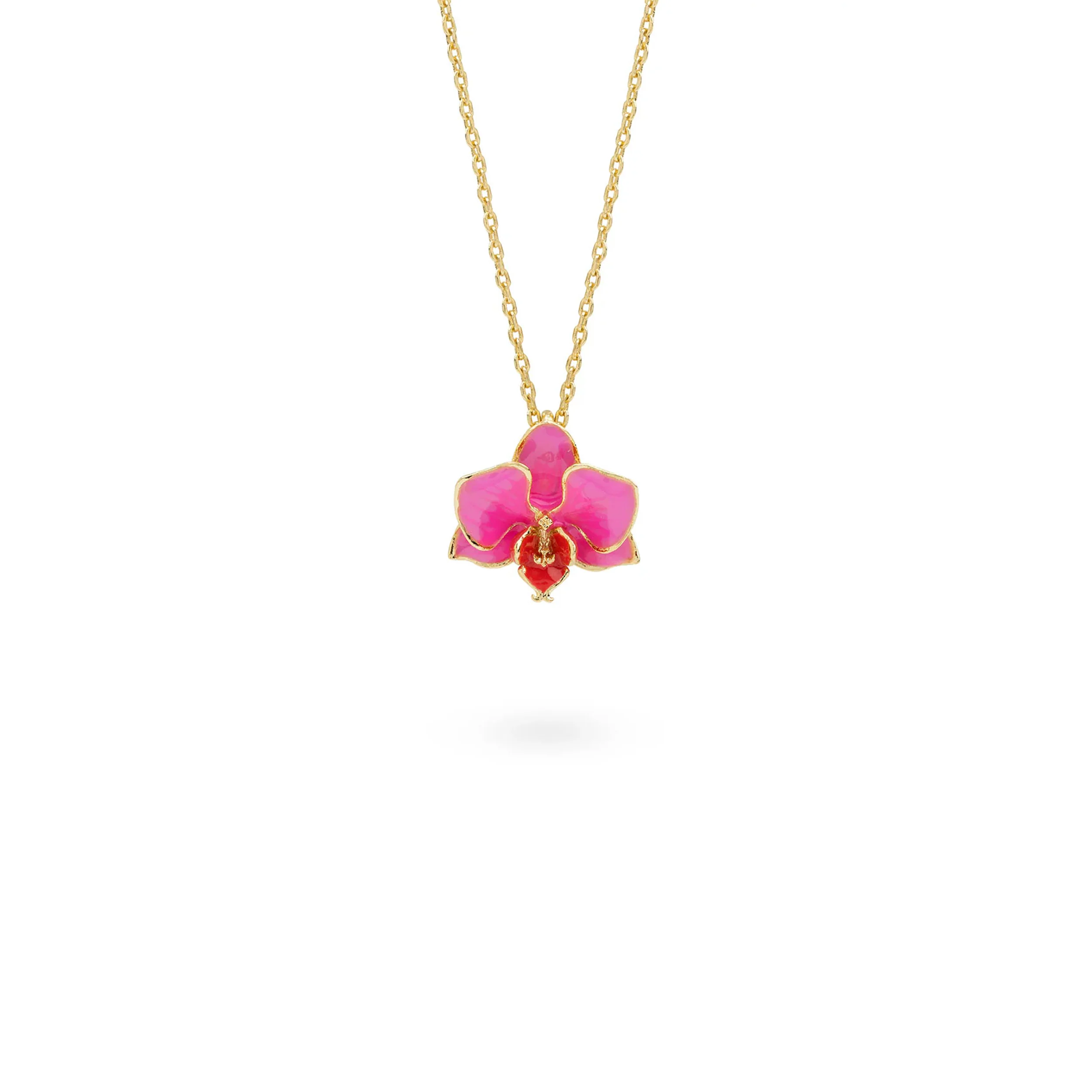 ORCHID PENDANT NECKLACE
