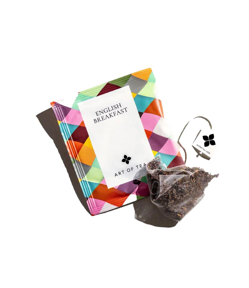 ORGANIC ENGLISH BREAKFAST TEA PYRAMID SACHETS - Image 2
