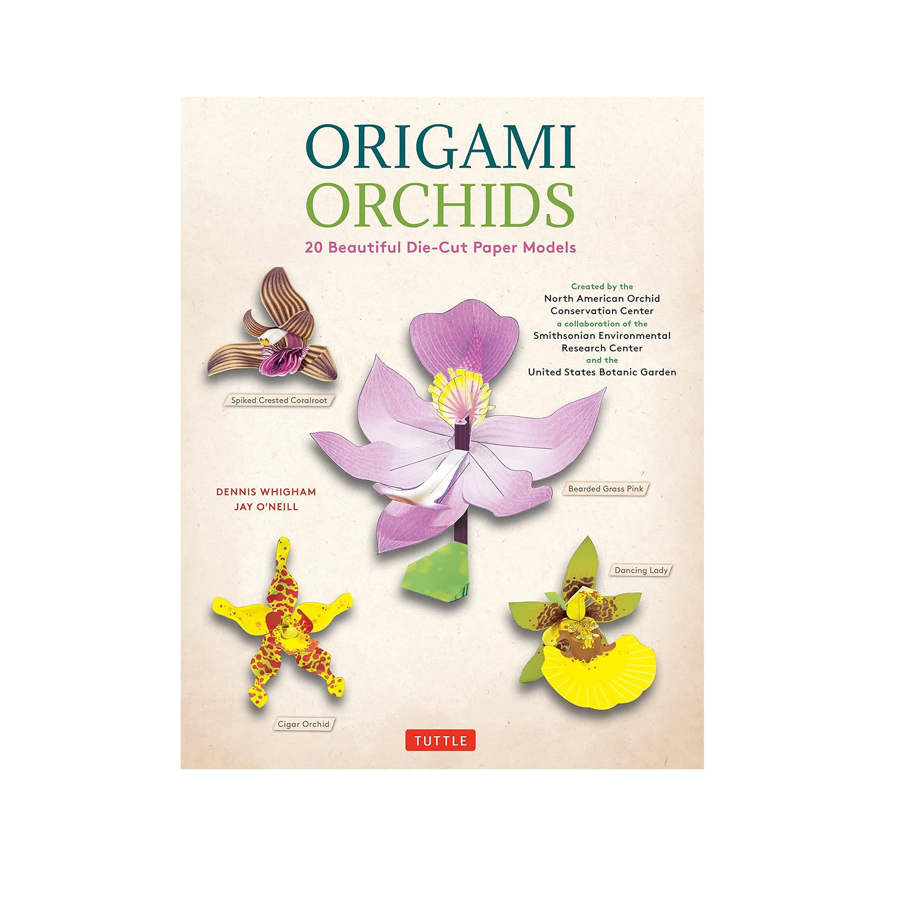 ORIGAMI ORCHIDS PAPER MODEL KIT