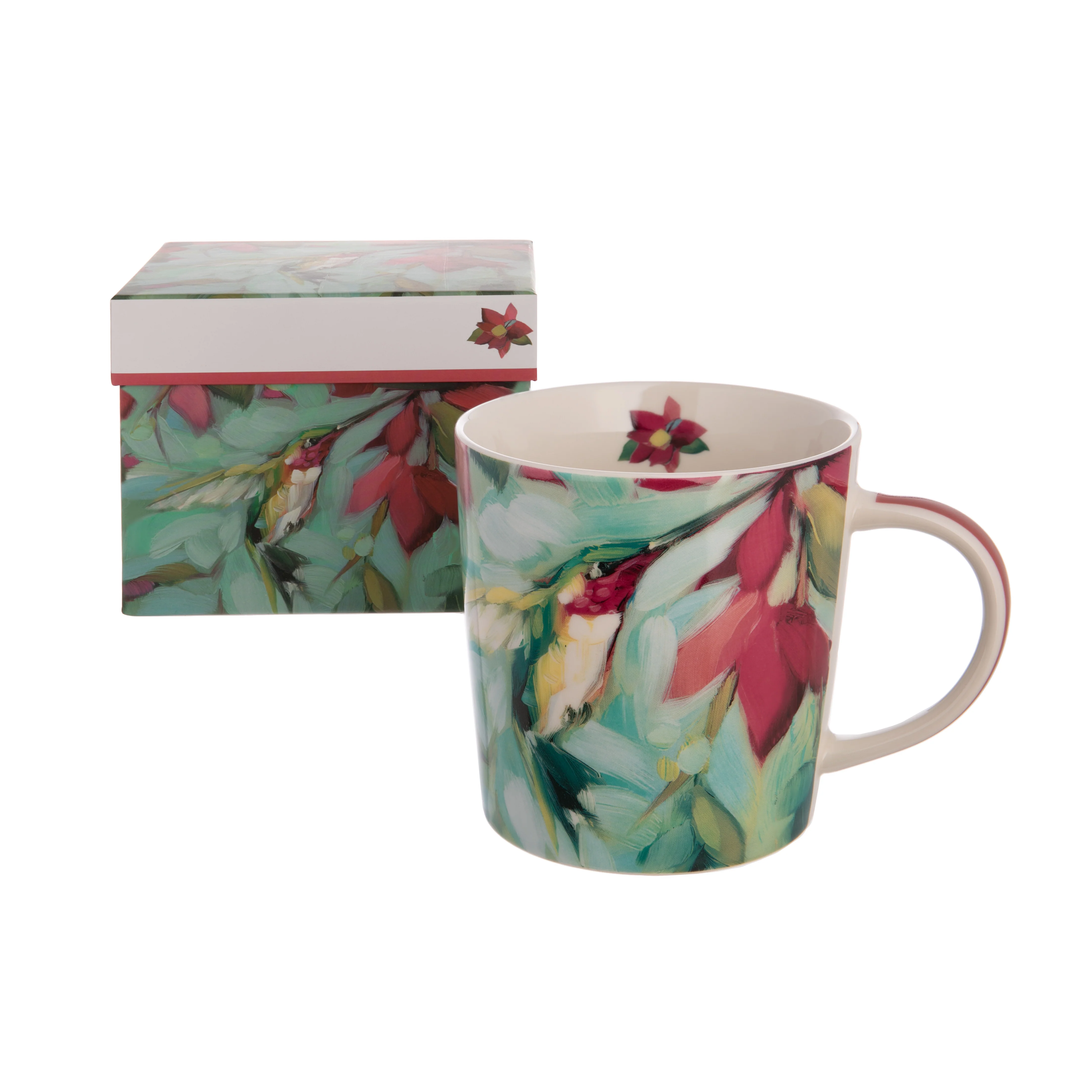 PAINTERLY HUMMINGBIRD MUG