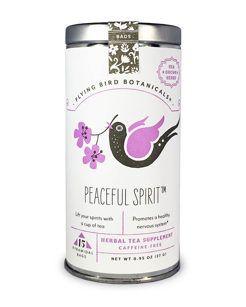 PEACEFUL SPIRIT TEA TIN