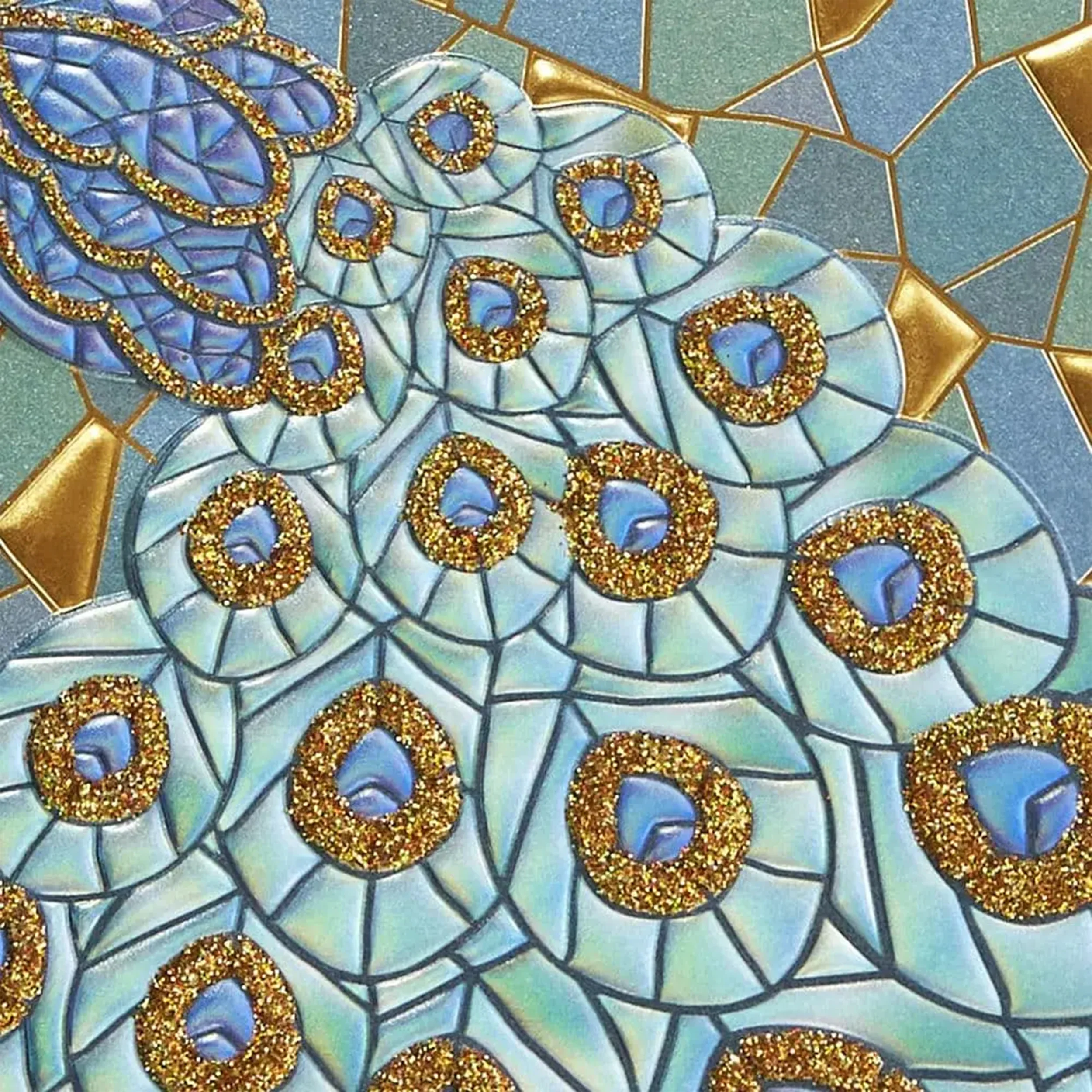 PEACOCK MOSAIC NOTECARD - Image 4