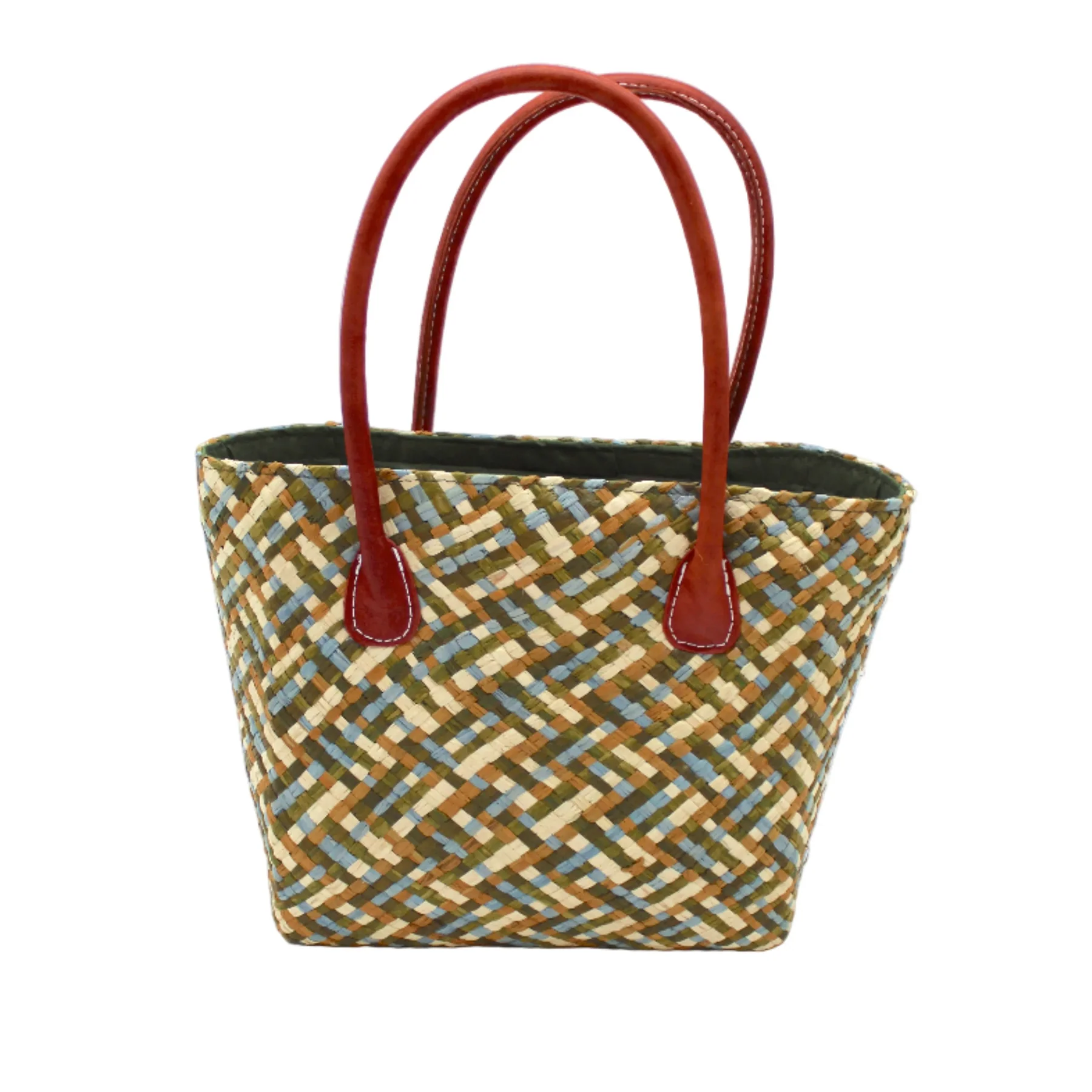 PIANINA WOVEN STRAW BASKET BAG - Image 2