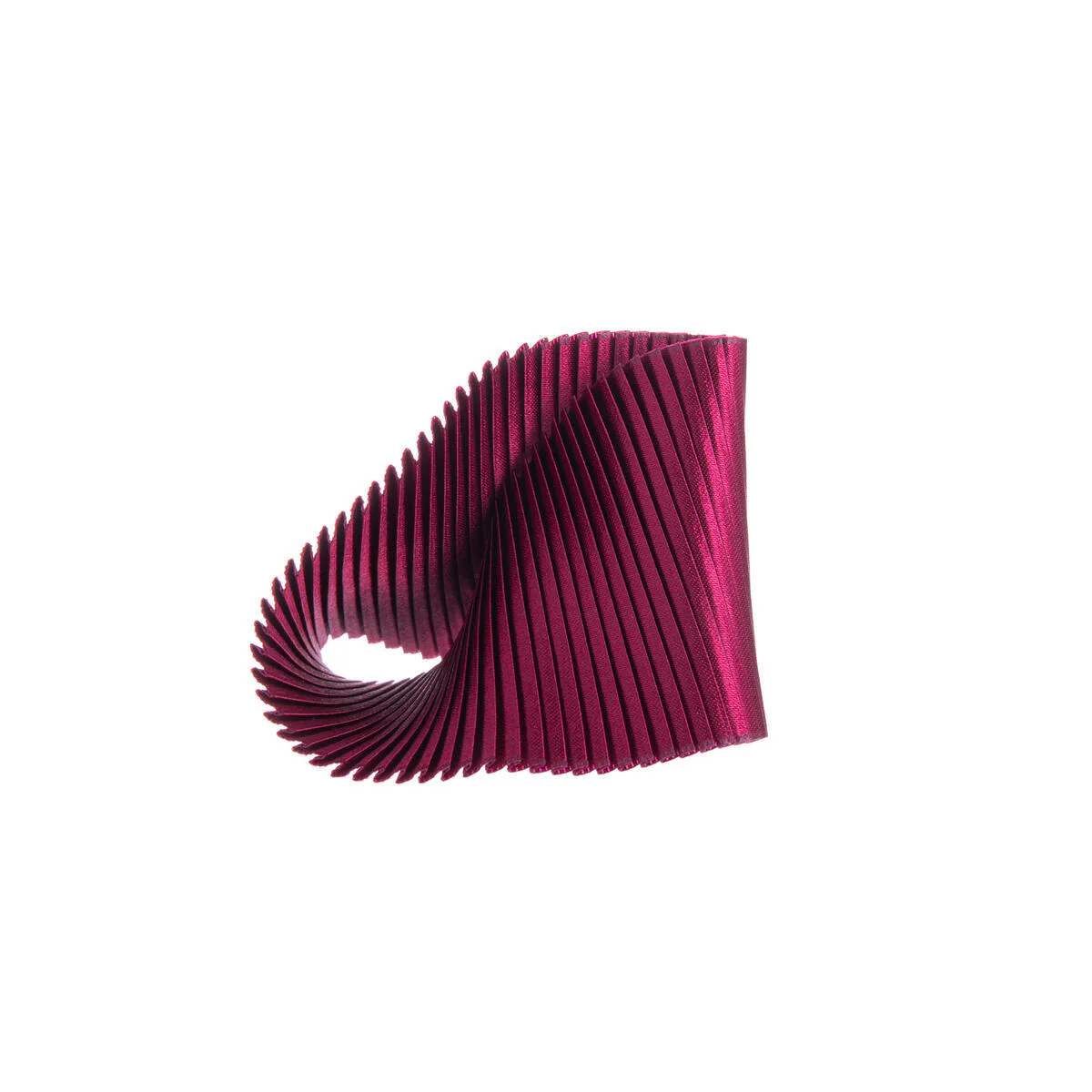 PLEATED RIBBON SHELL BRACELET - Image 6