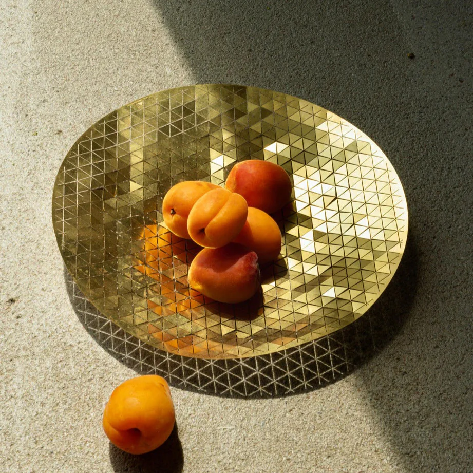 PUSH BRASS BOWL - LARGE - Image 2