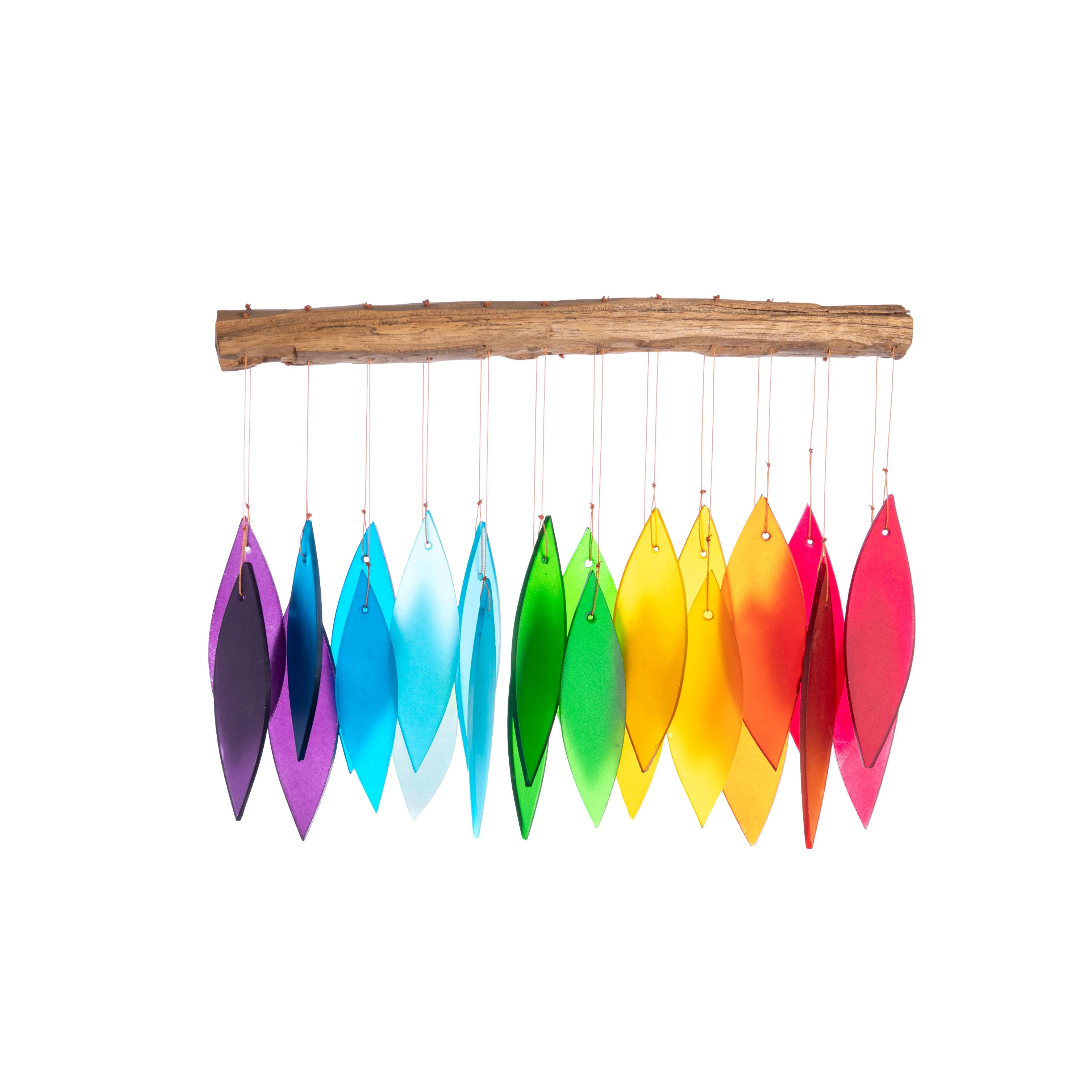 RAINBOW DRIFTWOOD WIND CHIME