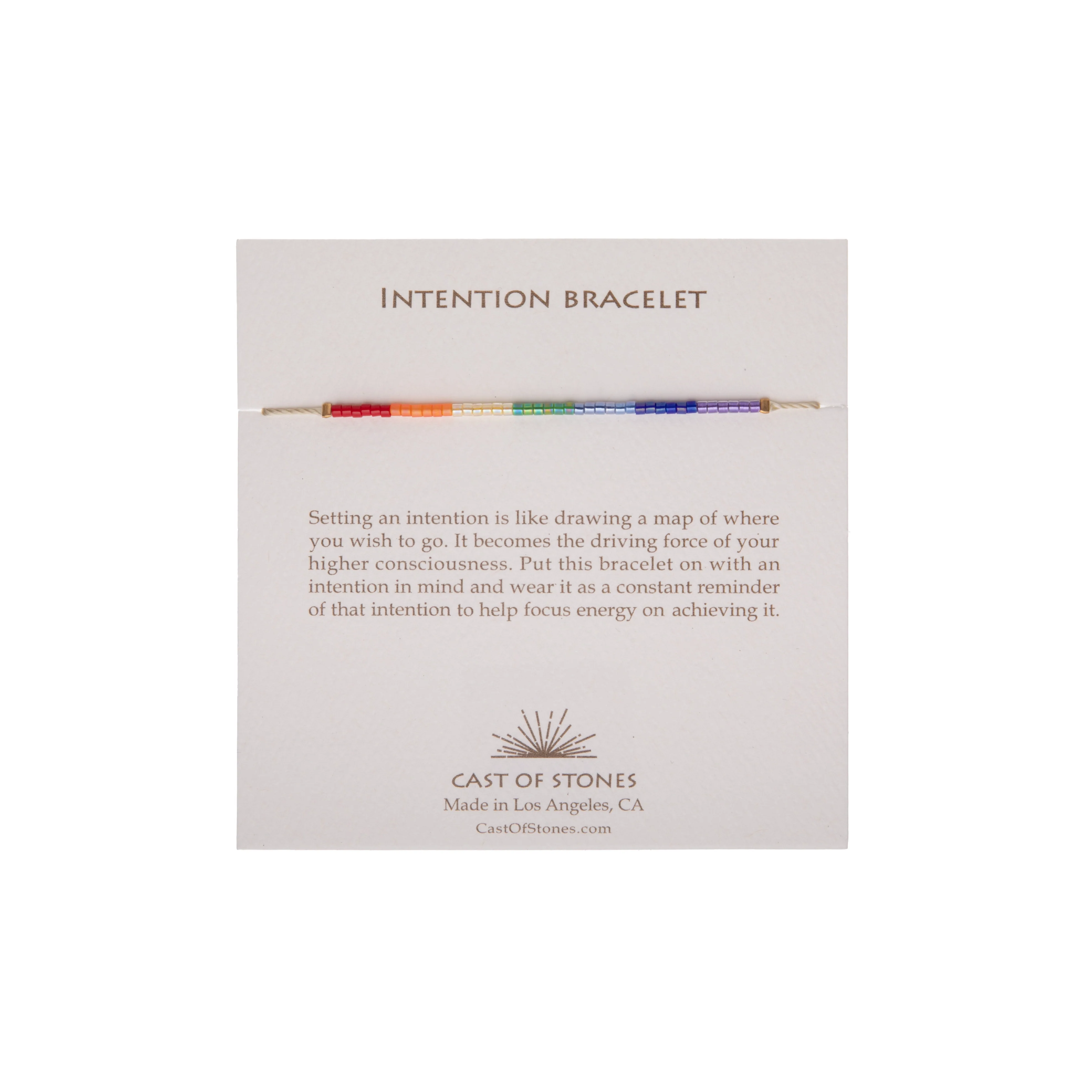 RAINBOW INTENTION BRACELET