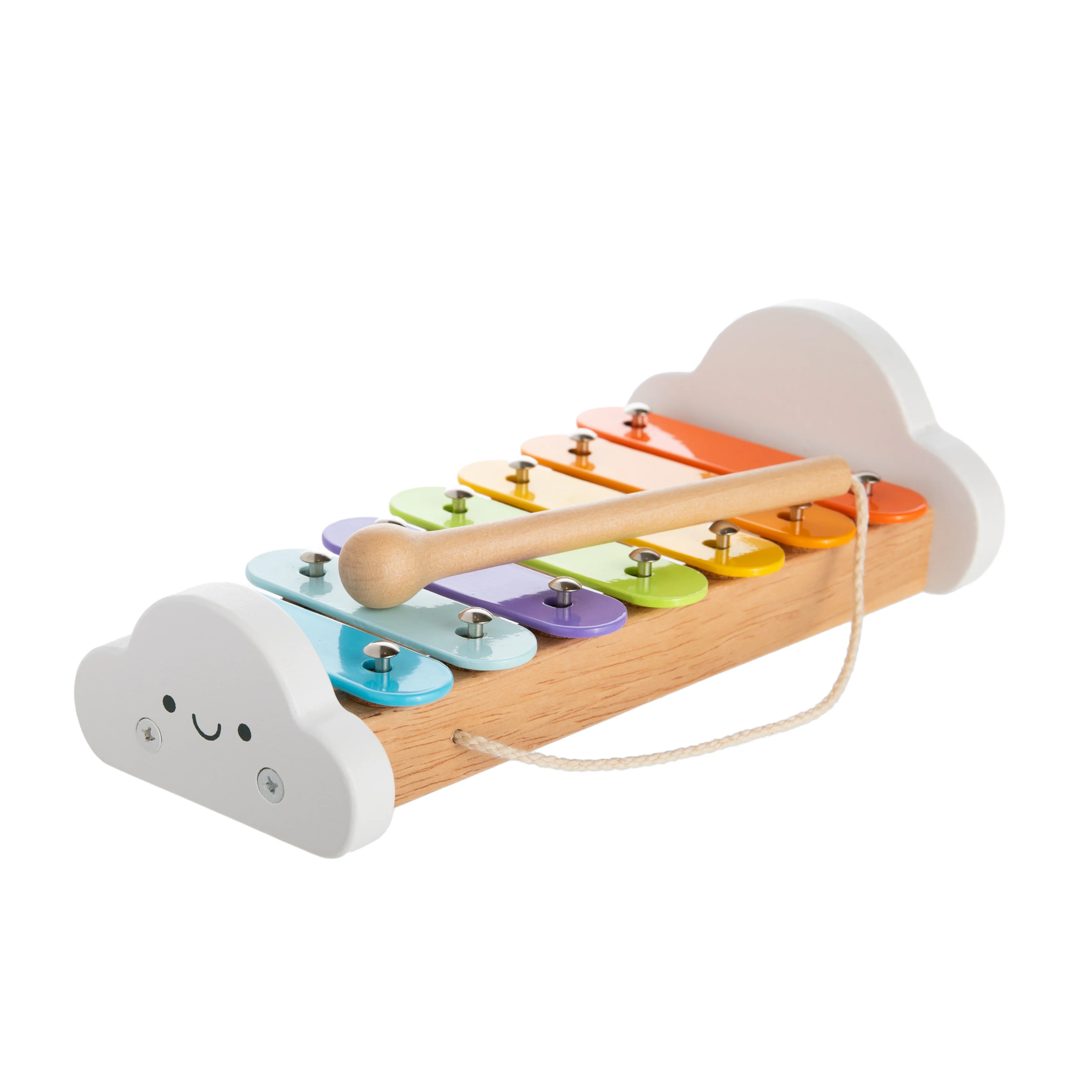CLOUDS & RAINBOW WOODEN XYLOPHONE