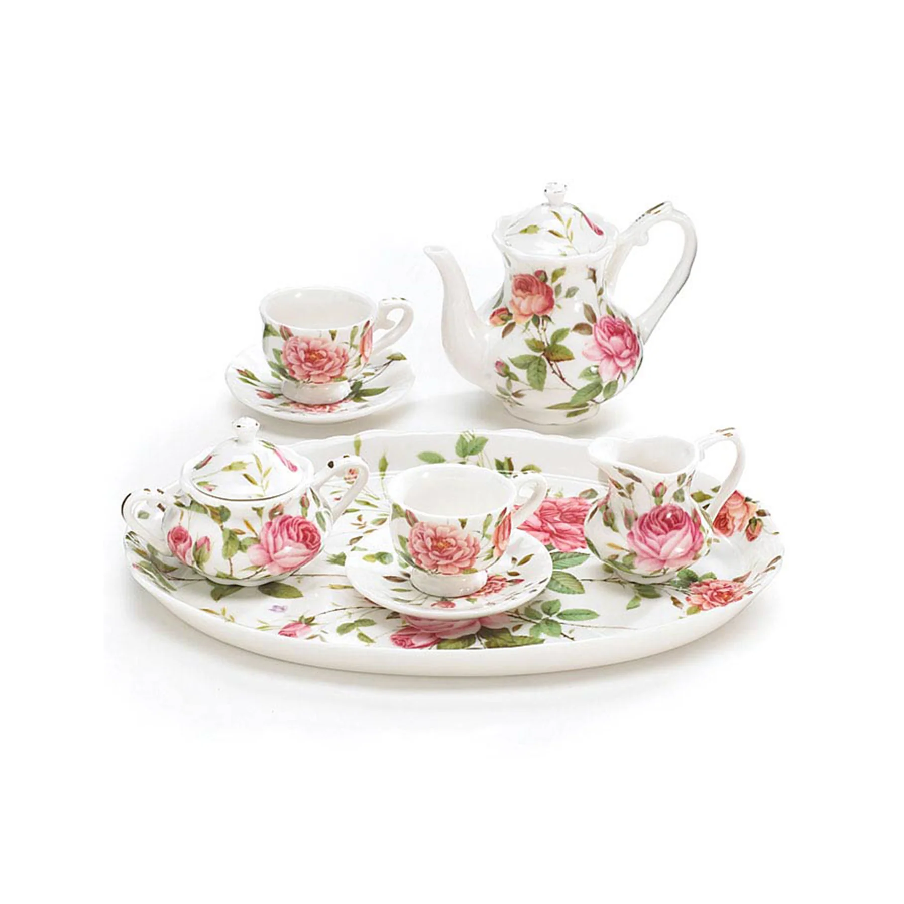ROSE GARDEN MINIATURE TEA SET
