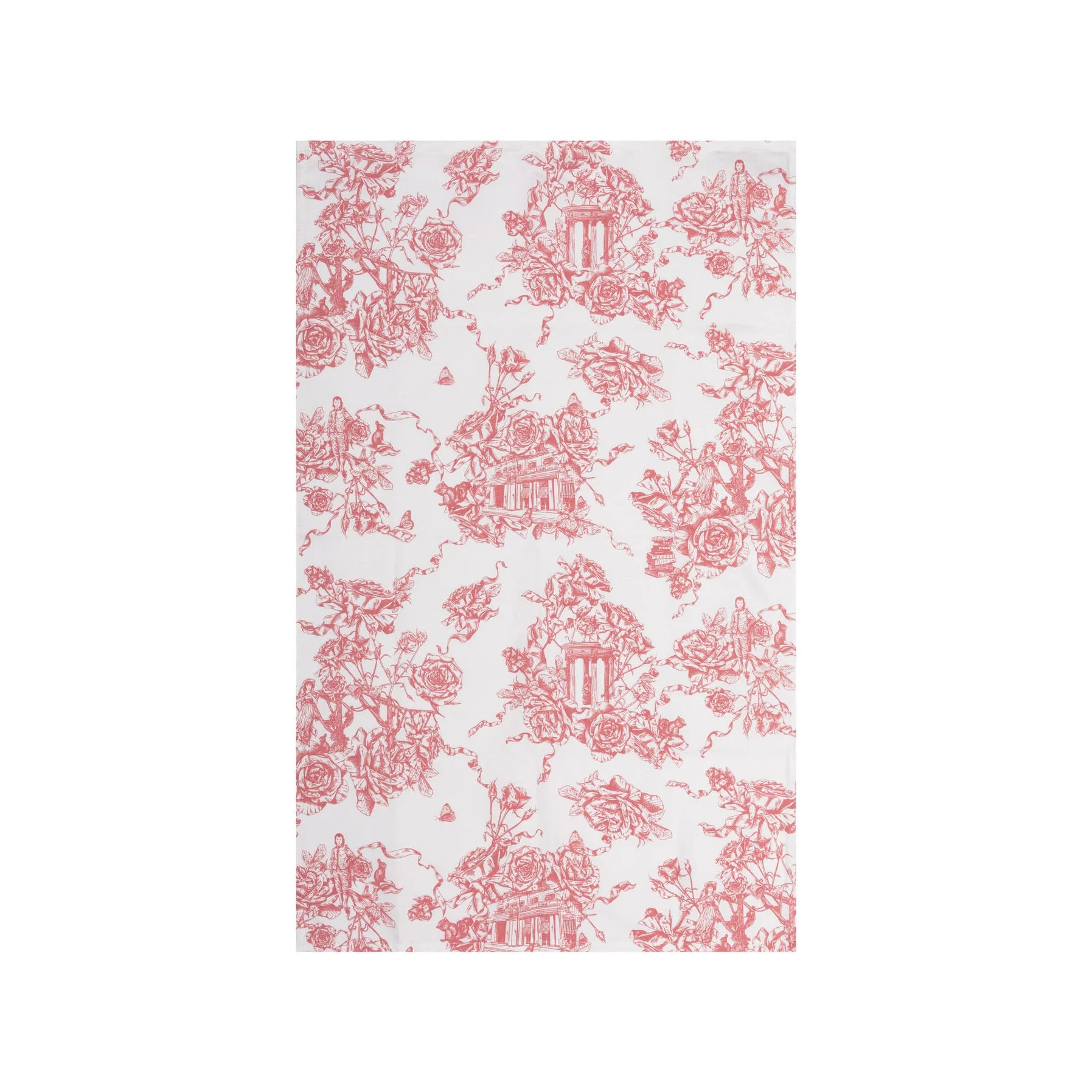 HUNTINGTON ROSE GARDEN TOILE TEA TOWEL