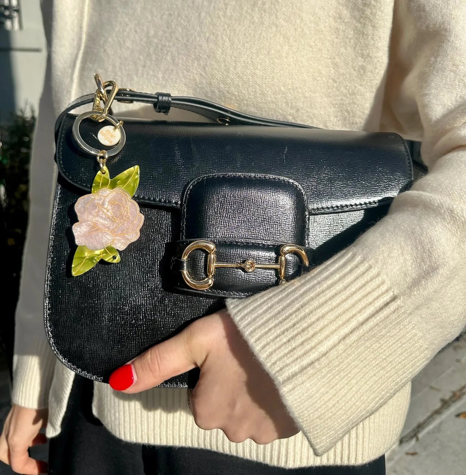 ROSE KEYCHAIN / BAG CHARM - Image 2