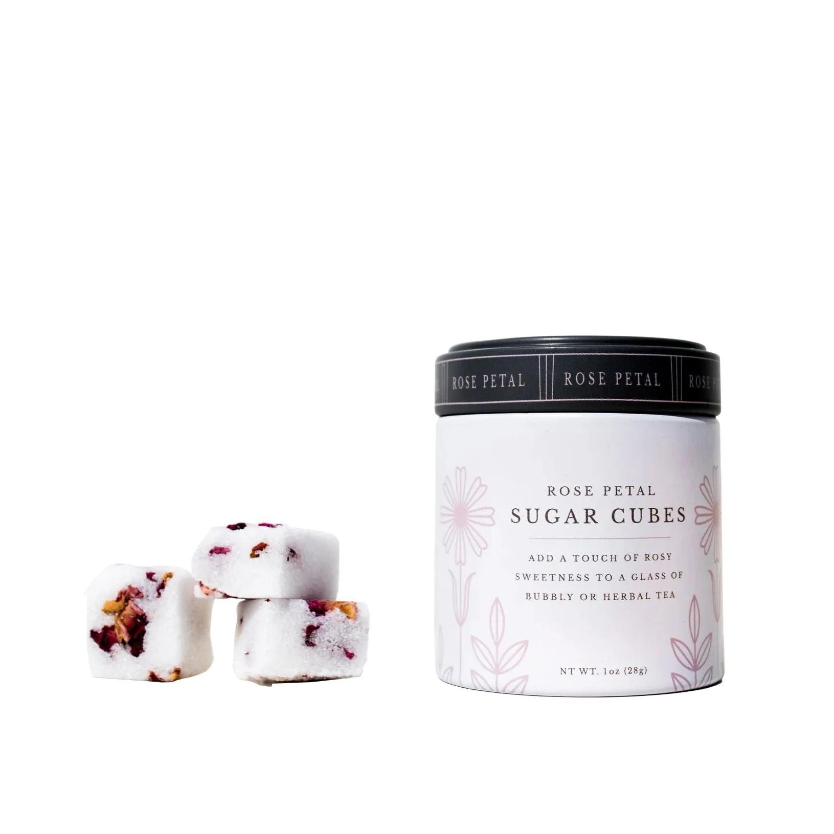 ROSE PETAL SUGAR CUBES