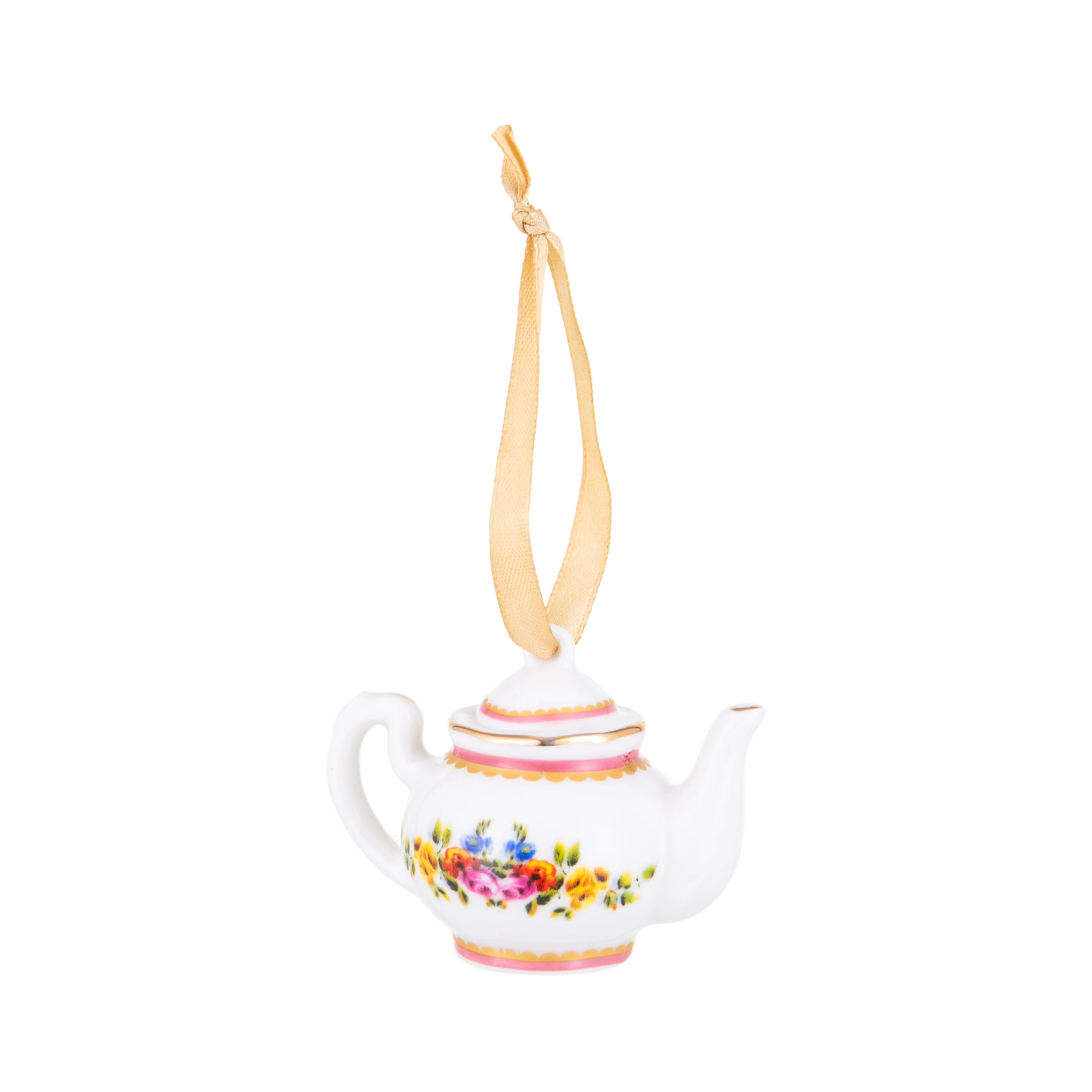 SÈVRES-INSPIRED TEAPOT ORNAMENT