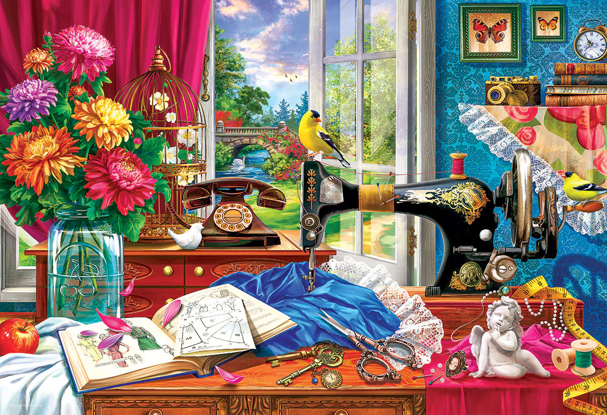 SEWING MACHINE PUZZLE TIN - Image 3