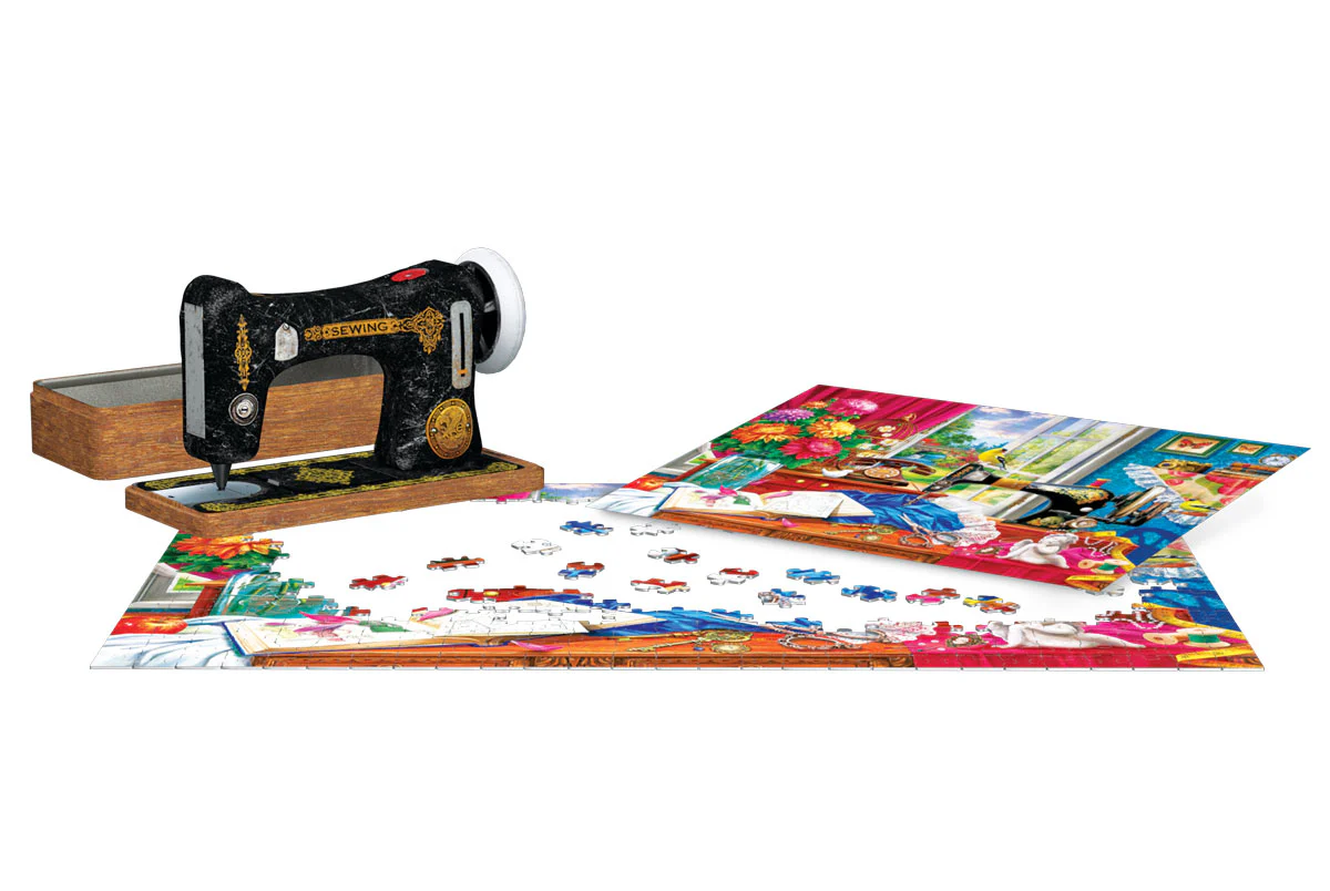 SEWING MACHINE PUZZLE TIN - Image 4