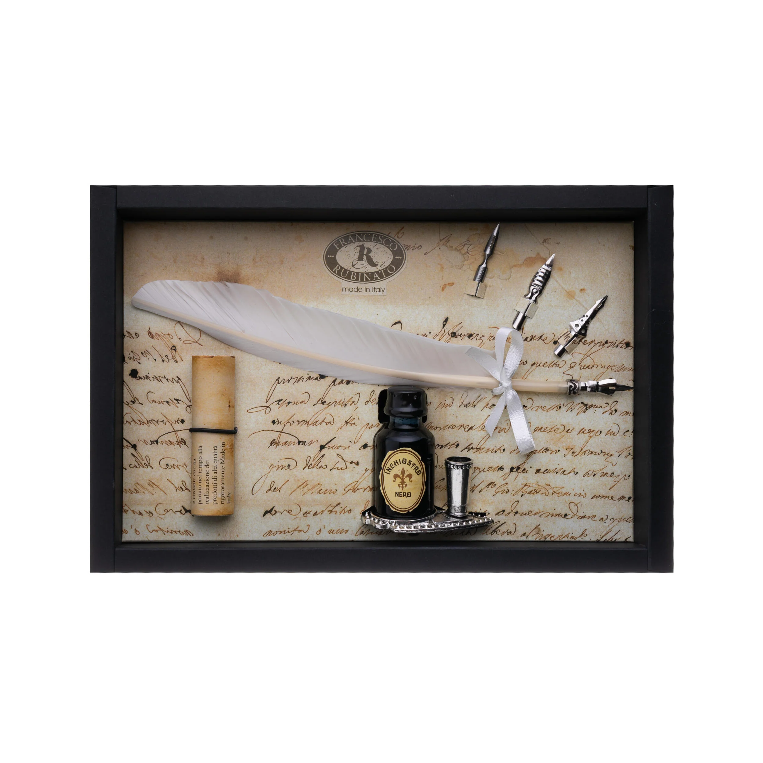 SHAKESPEARE QUILL PEN, NIBS AND INK SET - Image 3