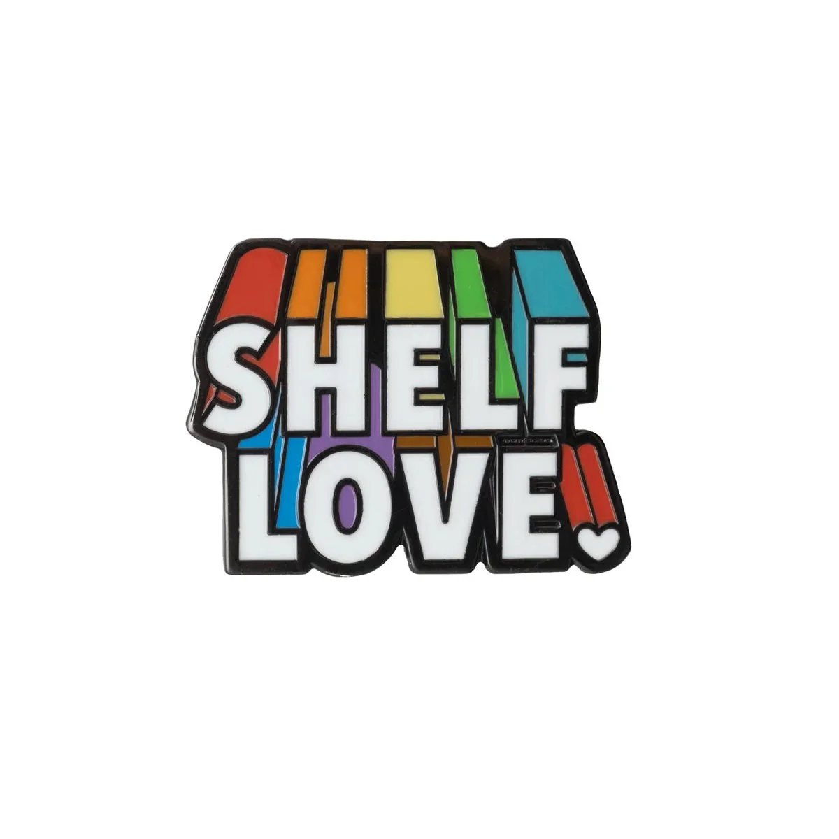 SHELF LOVE ENAMEL PIN